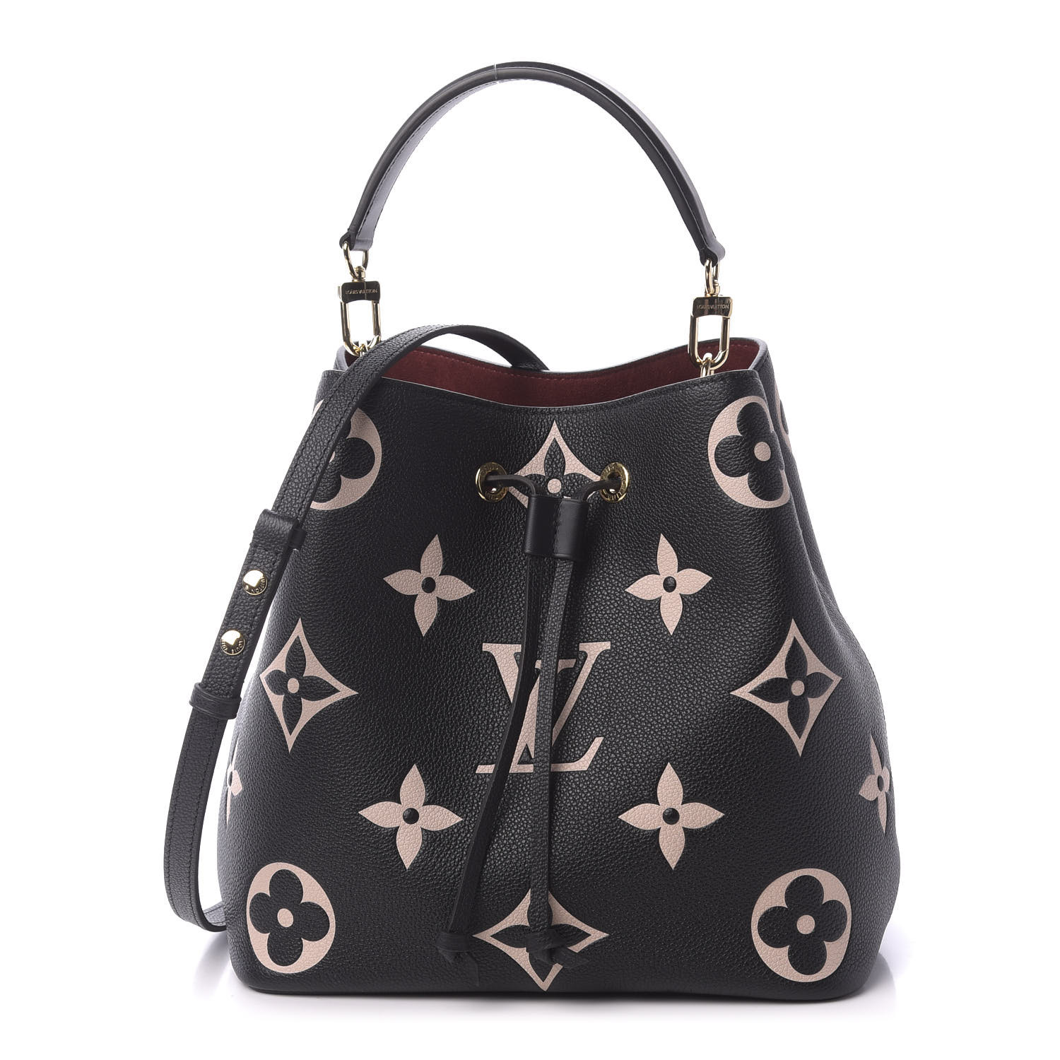 louis vuitton neonoe empreinte black