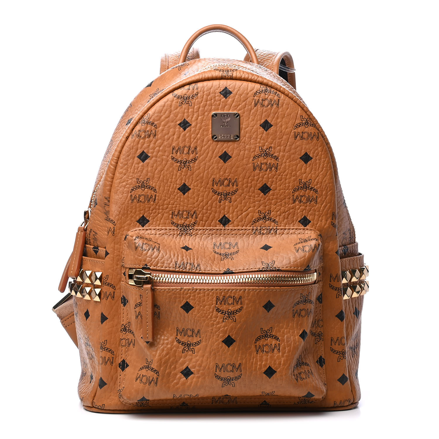 mcm backpack cognac