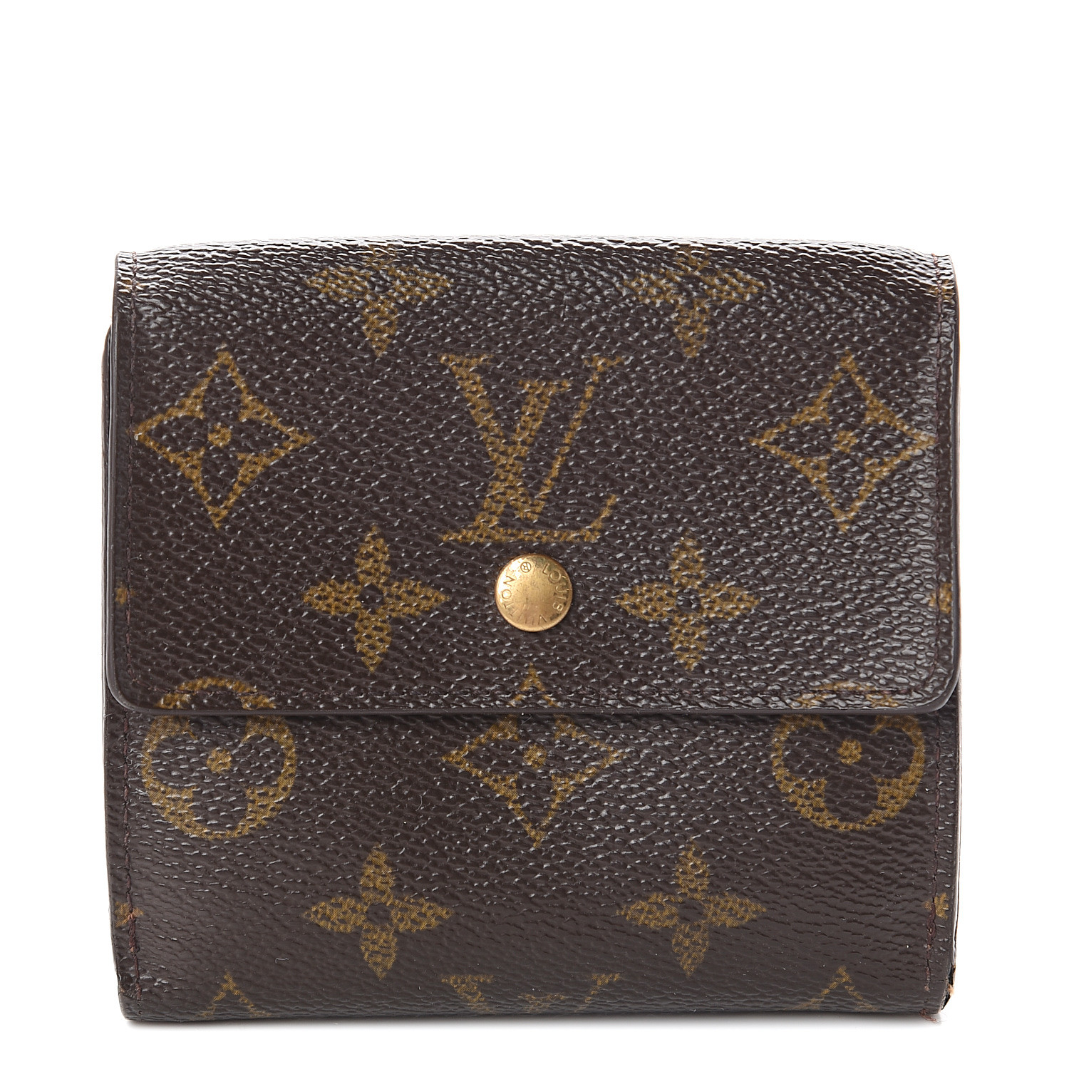 louis vuitton monogram elise wallet