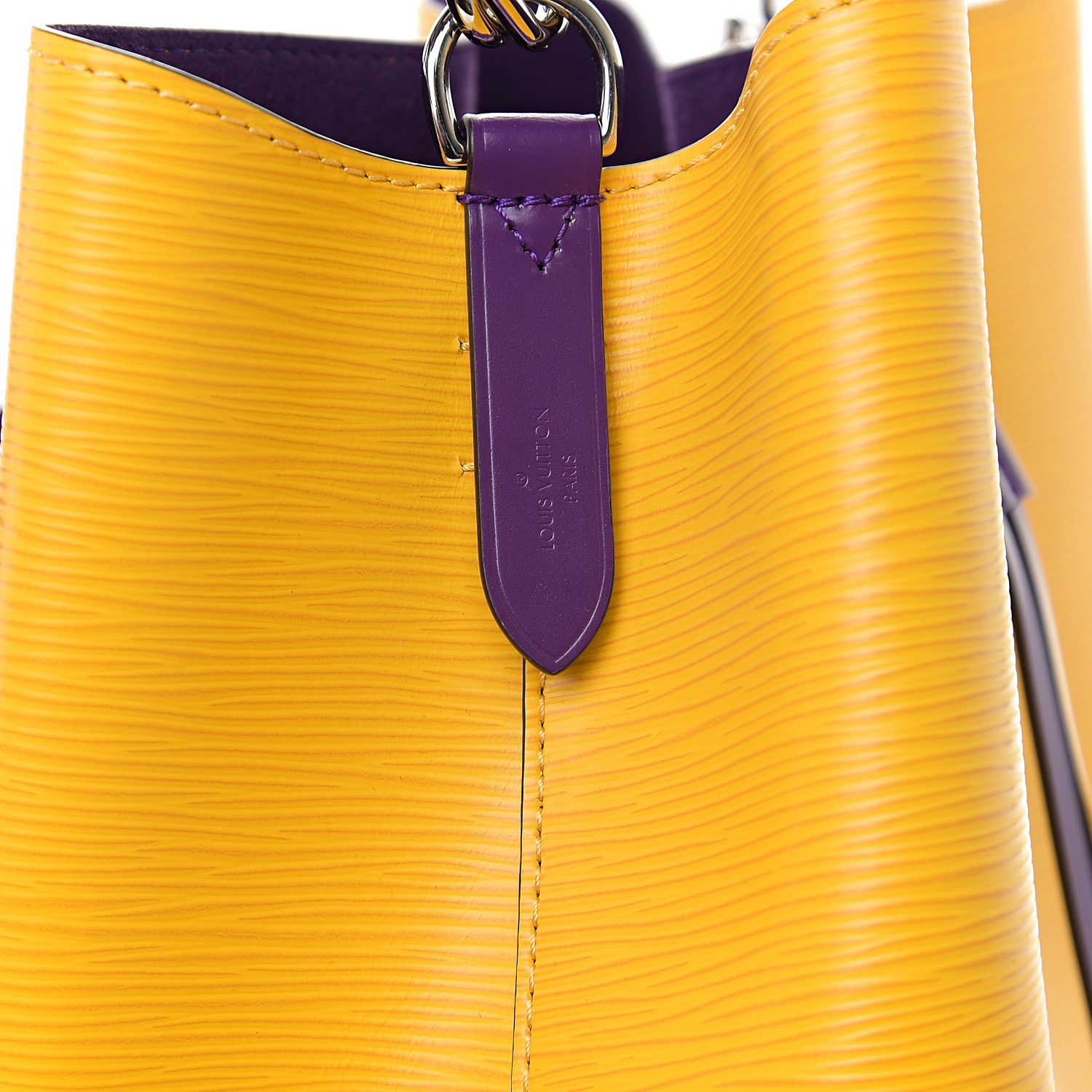 LOUIS VUITTON Epi Neonoe MM Citron Violet 553161