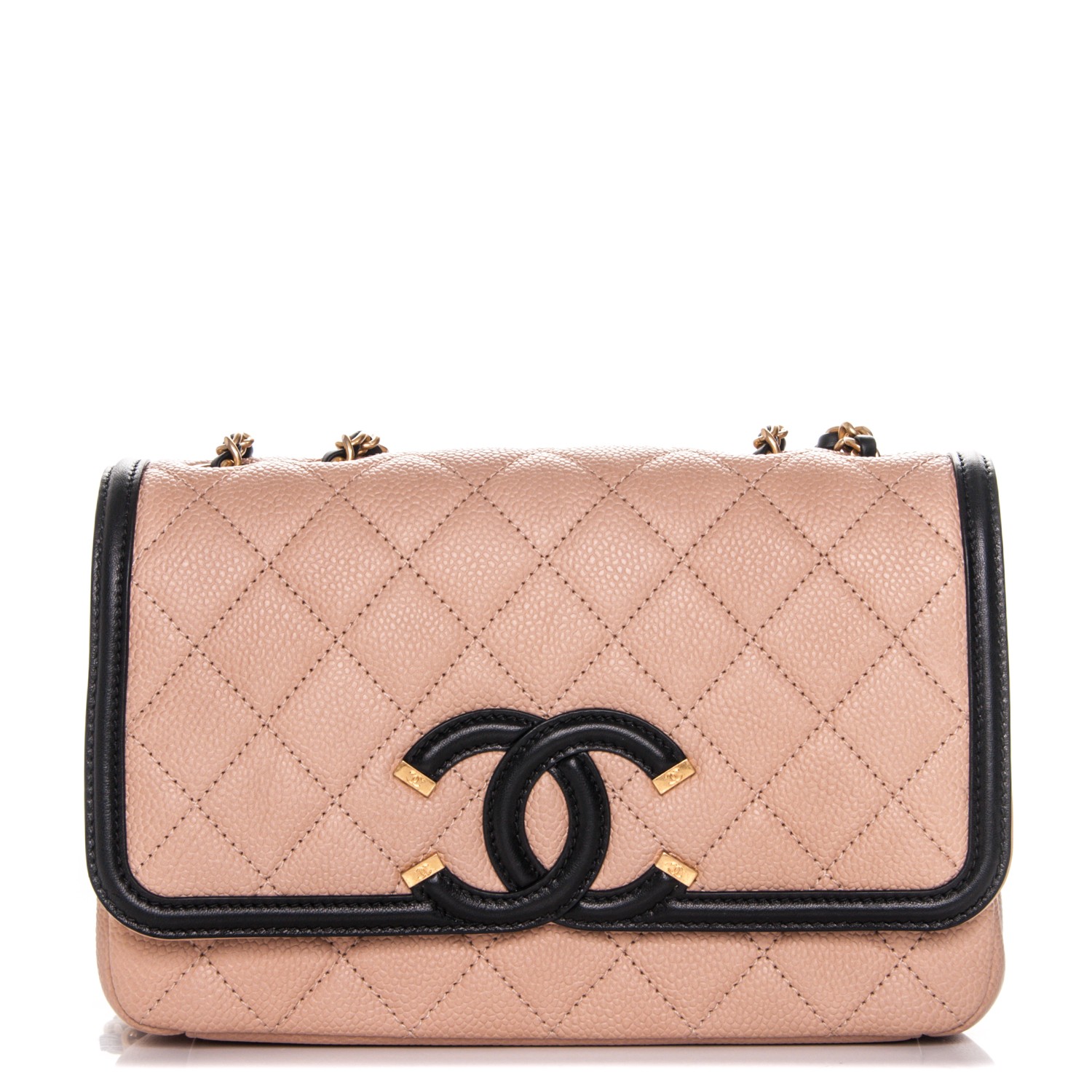 chanel filigree small flap bag