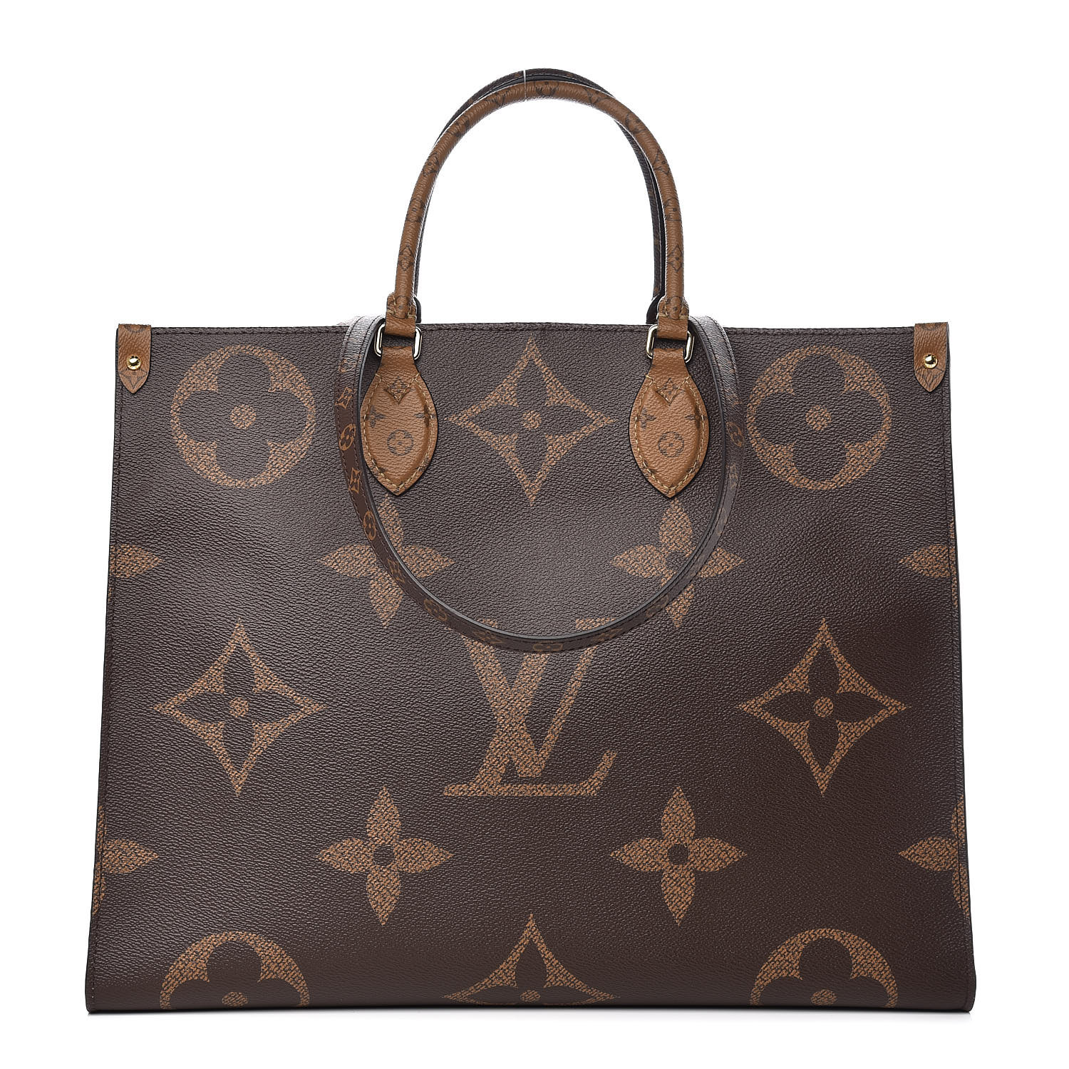 lv on the go reverse monogram