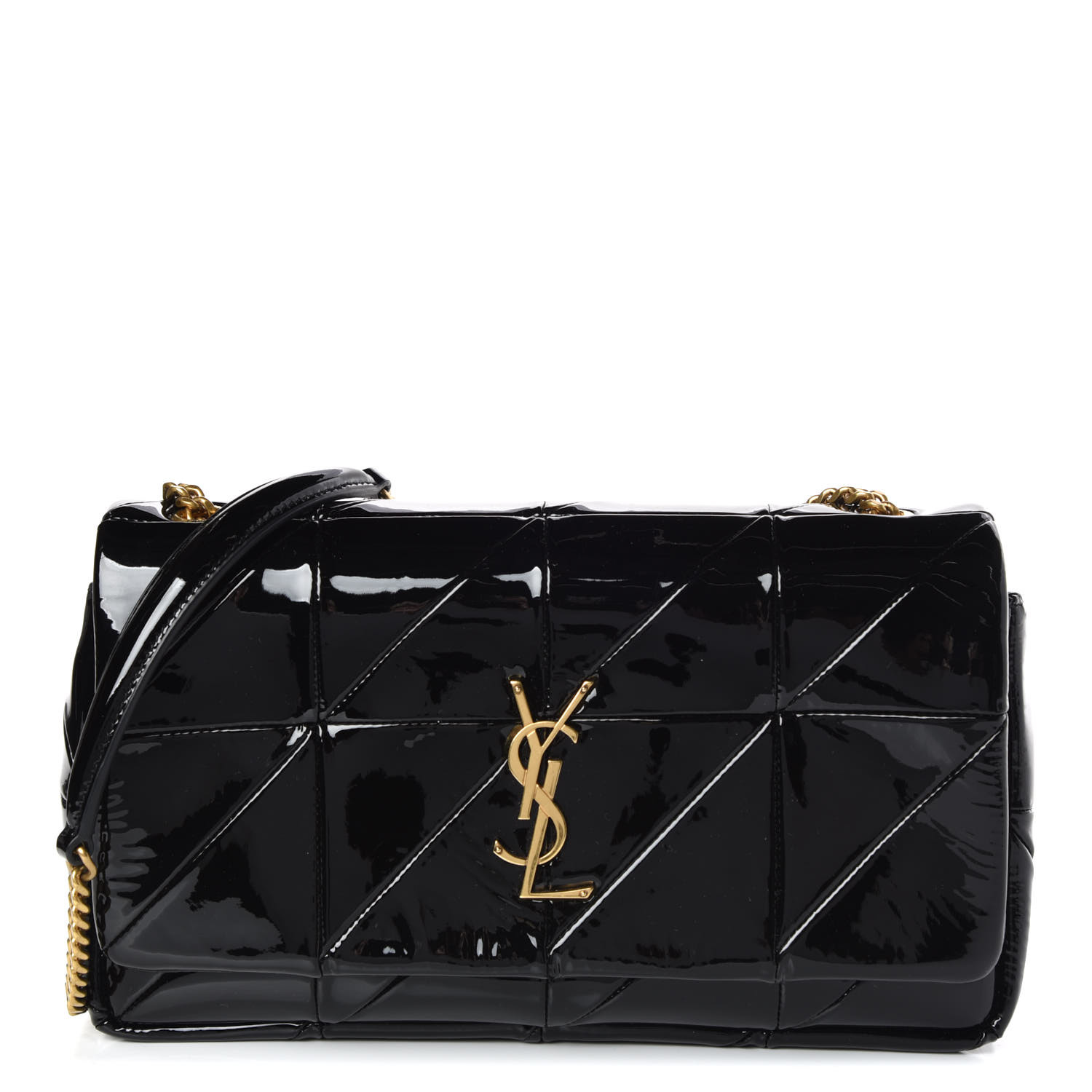 ysl patent leather tote