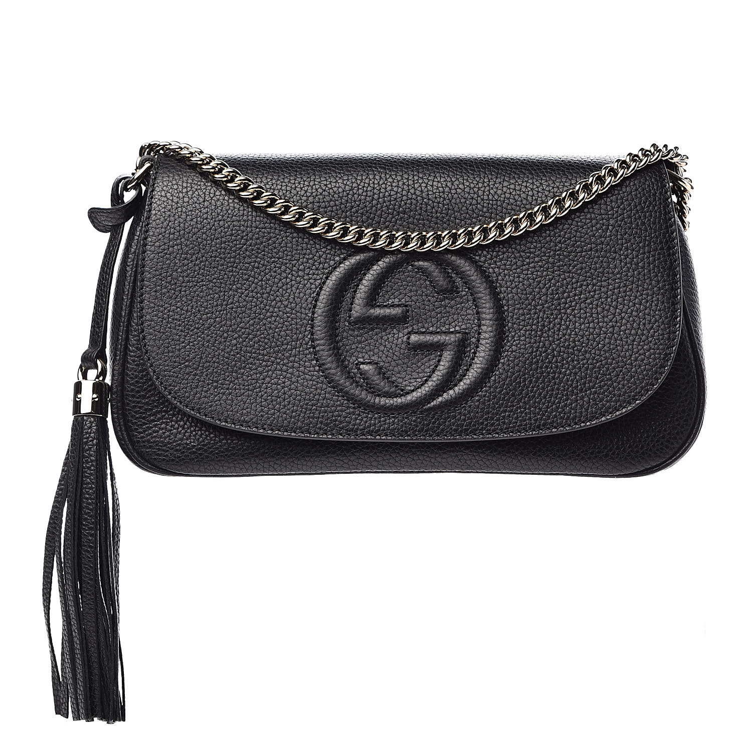 gucci pebbled calfskin medium soho