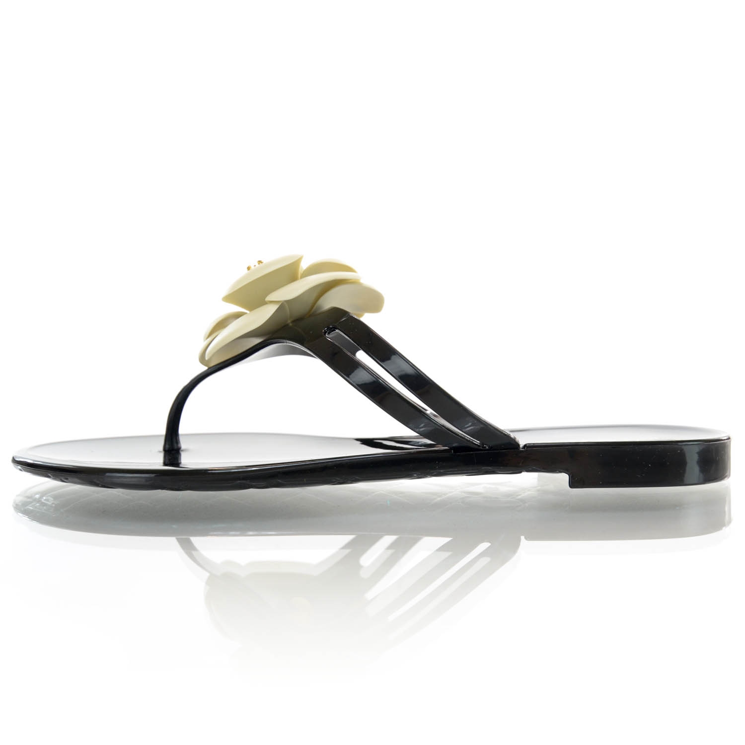 chanel jelly thong sandals