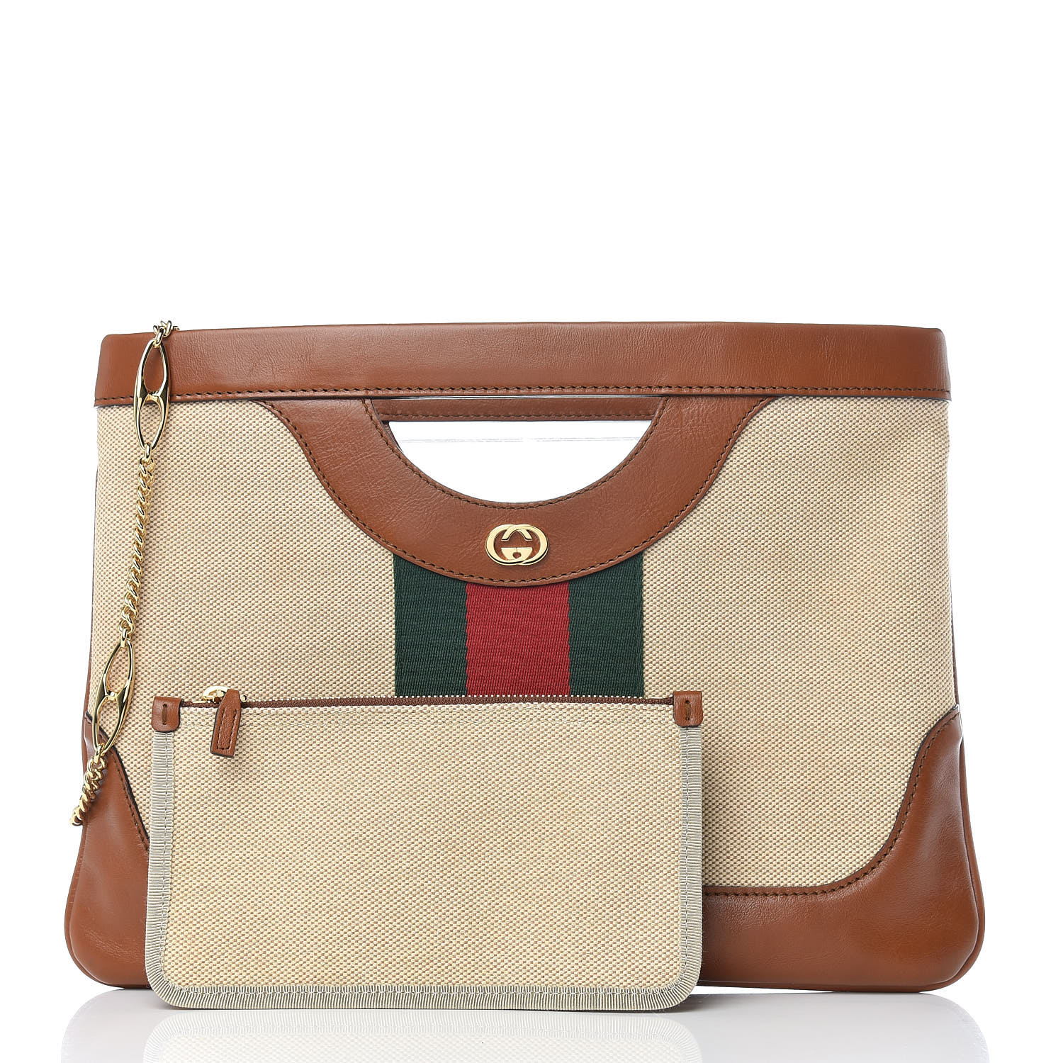 gucci canvas shoulder bag vintage