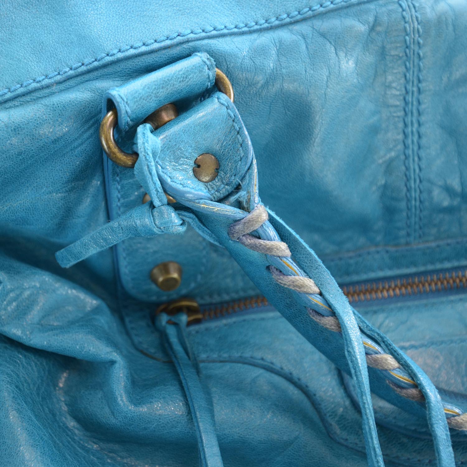 balenciaga turquoise hoodie