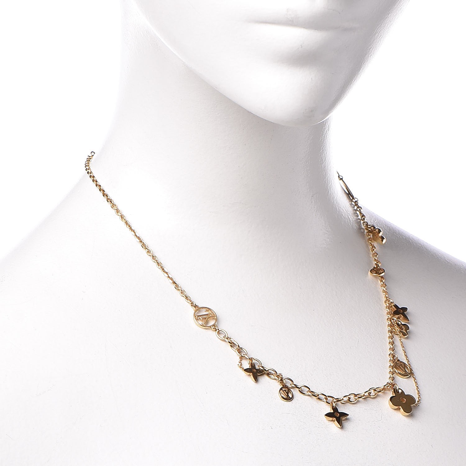 LV Trainer Strass Necklace S00 - Fashion Jewelry