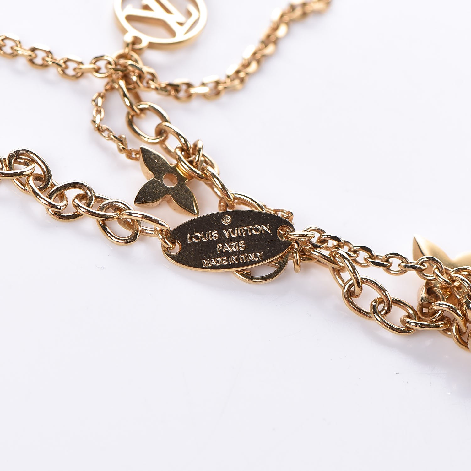 Louis Vuitton Blooming Strass Necklace Gold Metal & Swarovski Elements1
