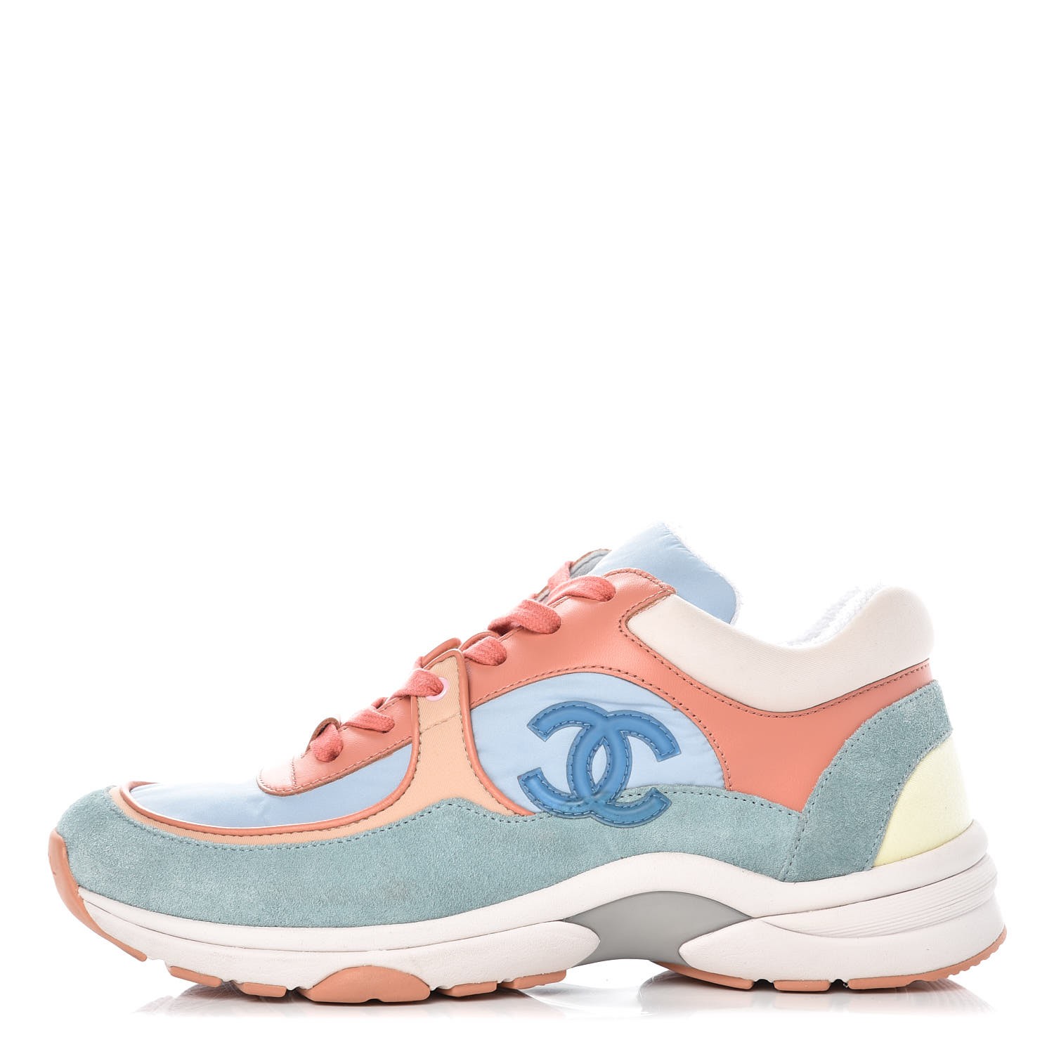 chanel sneakers white and orange