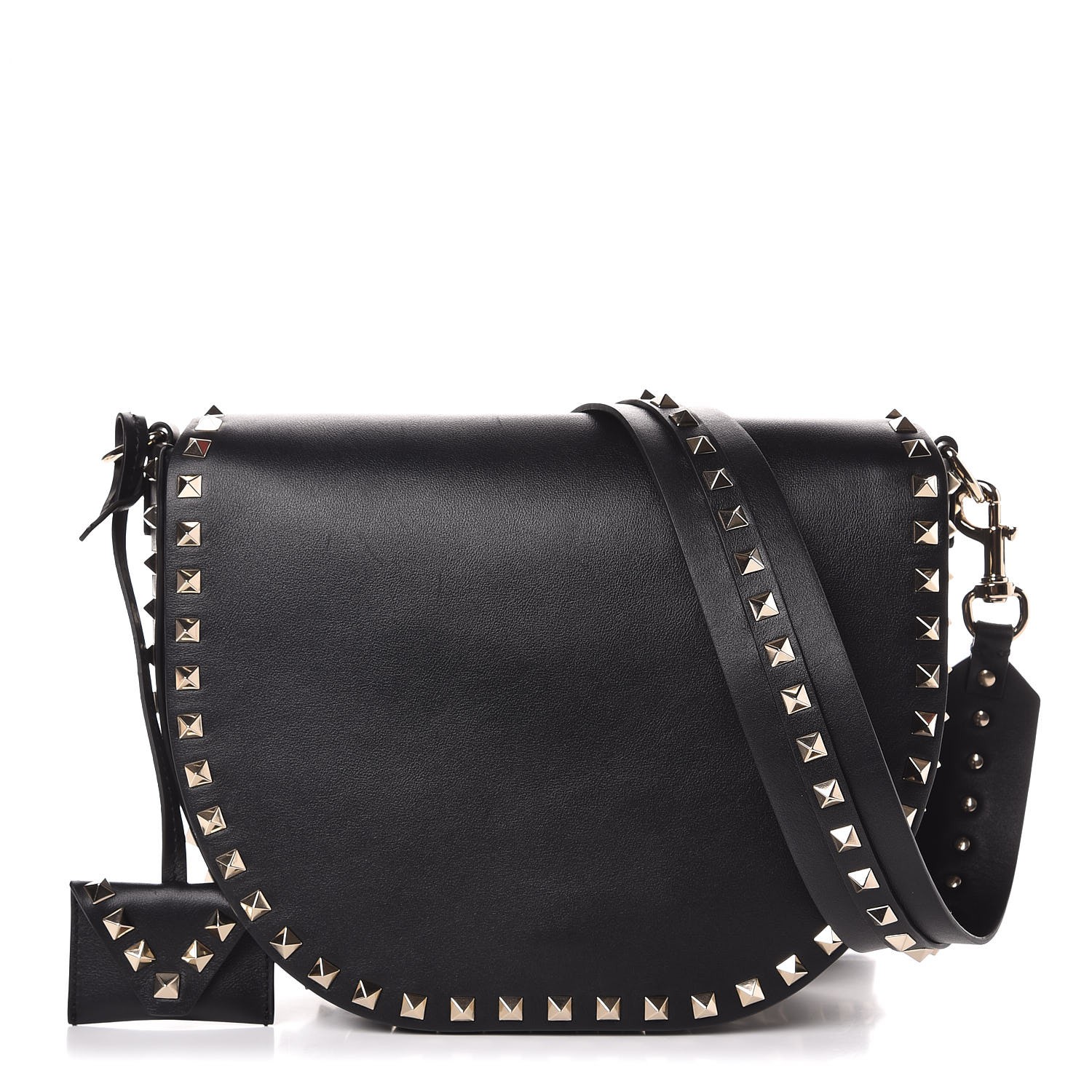 valentino saddle bag black