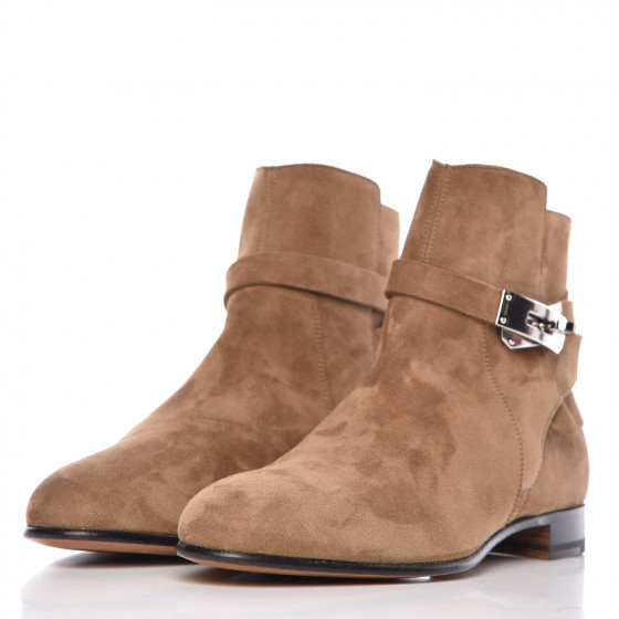 hermes suede boots