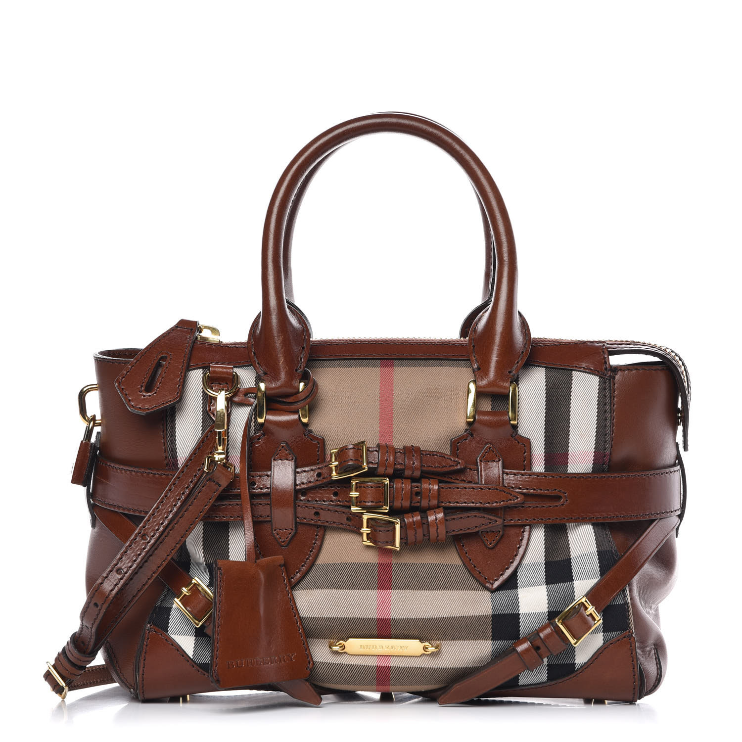 burberry haymarket small gladstone tote