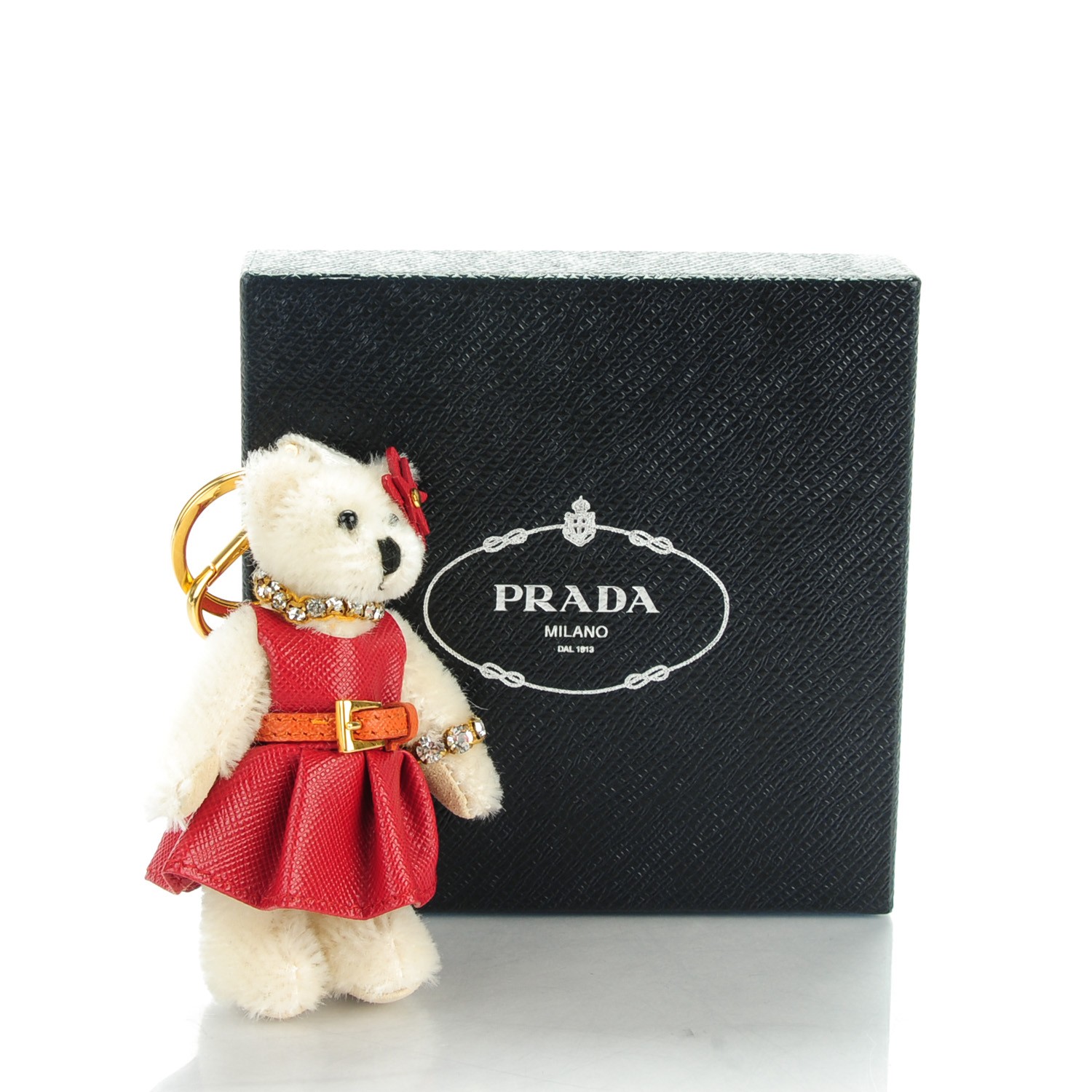 prada teddy keyring