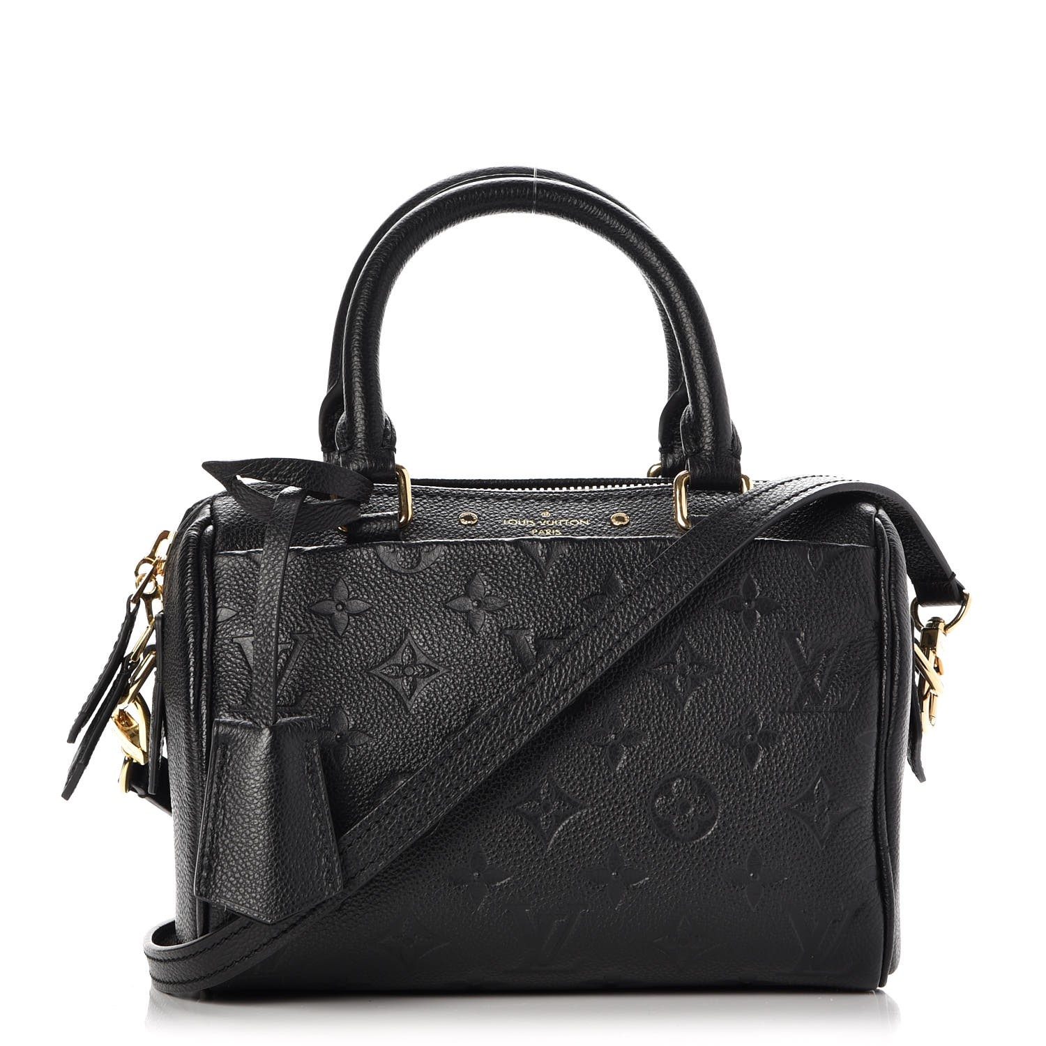 LOUIS VUITTON Empreinte Speedy Bandouliere 20 NM Black 233089