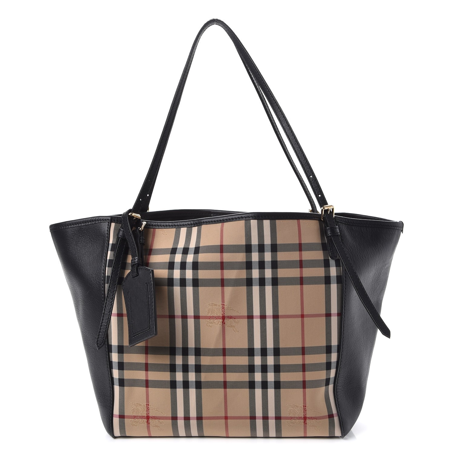 burberry horseferry check small canterbury tote