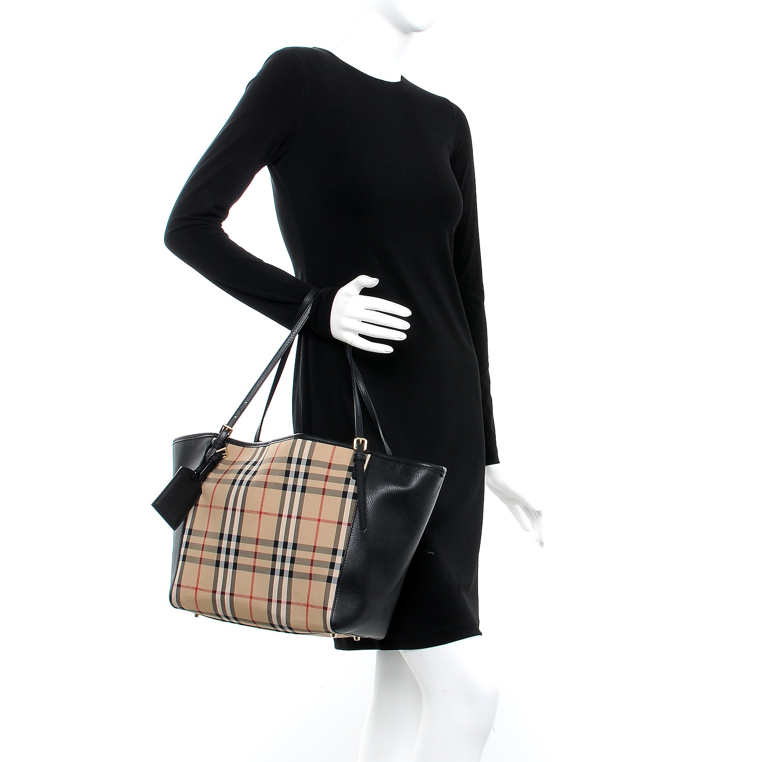 horseferry check small canterbury tote