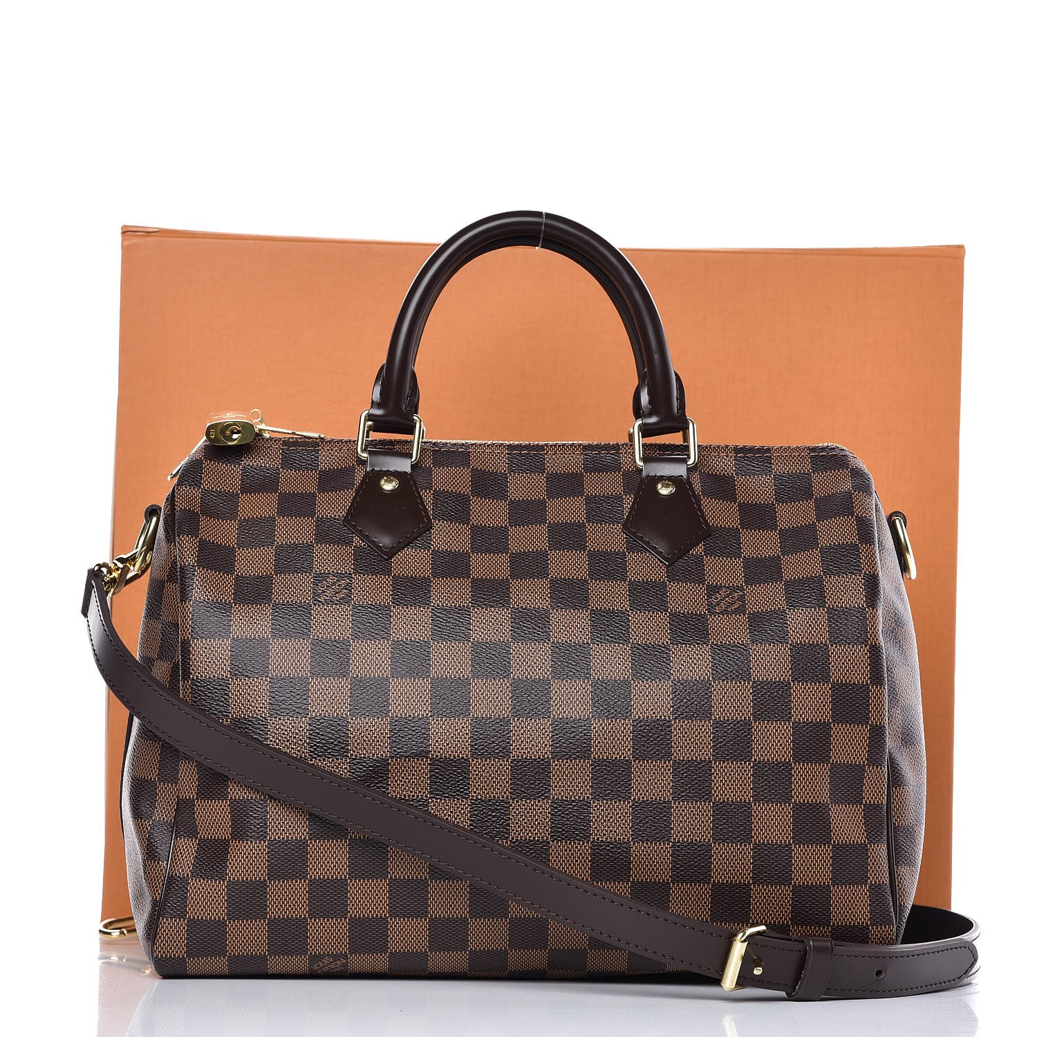 damier ebene speedy 30 bandouliere