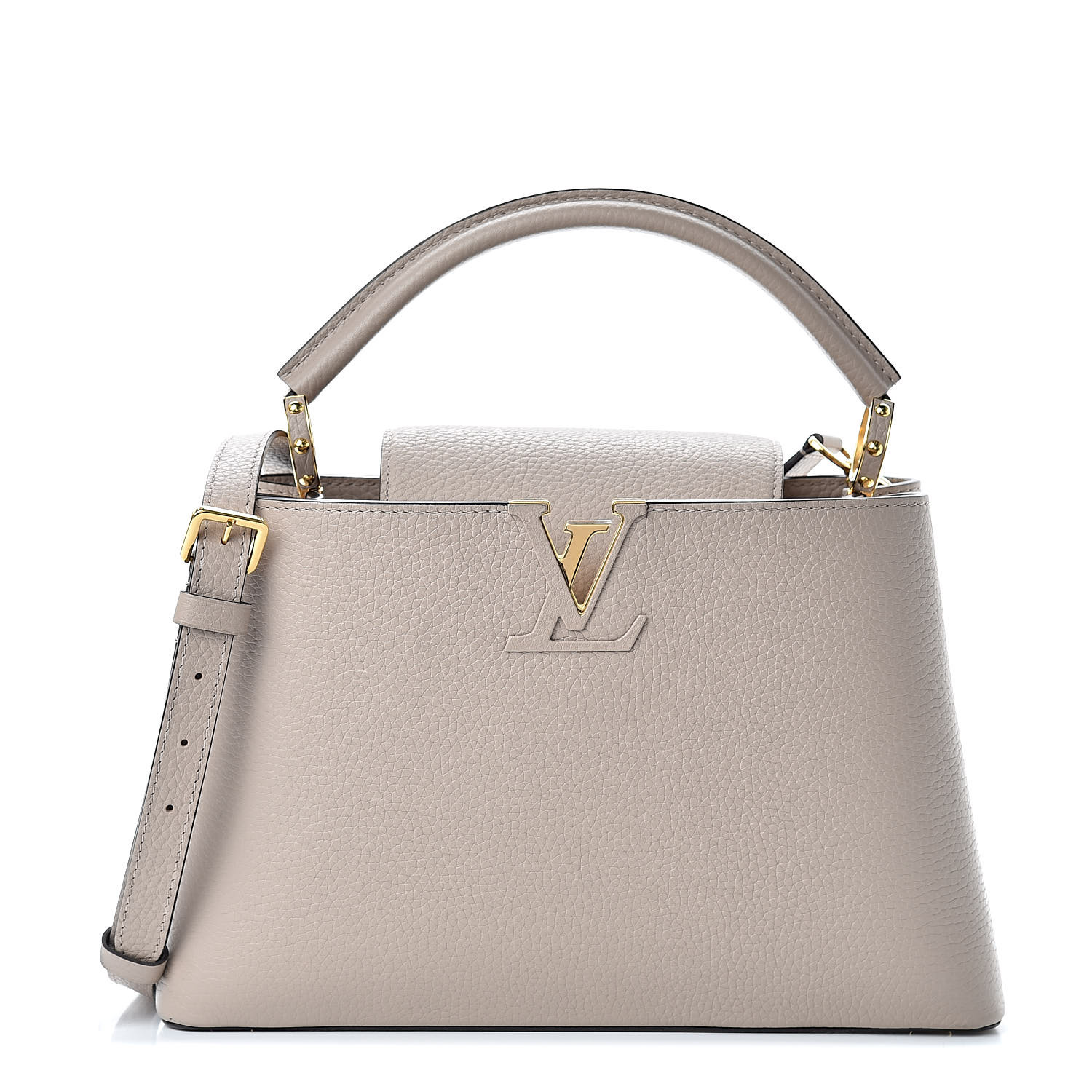 Louis Vuitton Capucines XS Wallet M68587 Taurillon Leather Galet