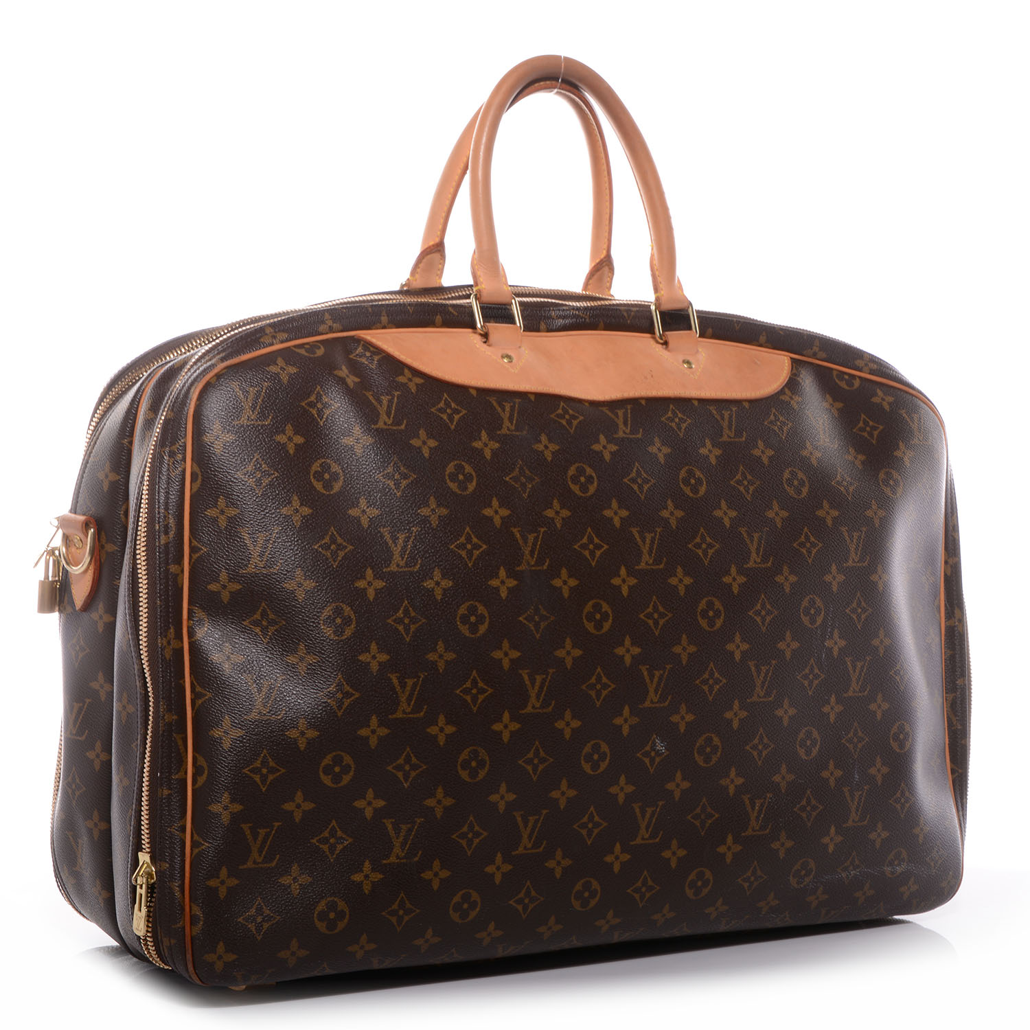 LOUIS VUITTON Monogram Alize 2 Compartment Luggage Travel Bag 69638