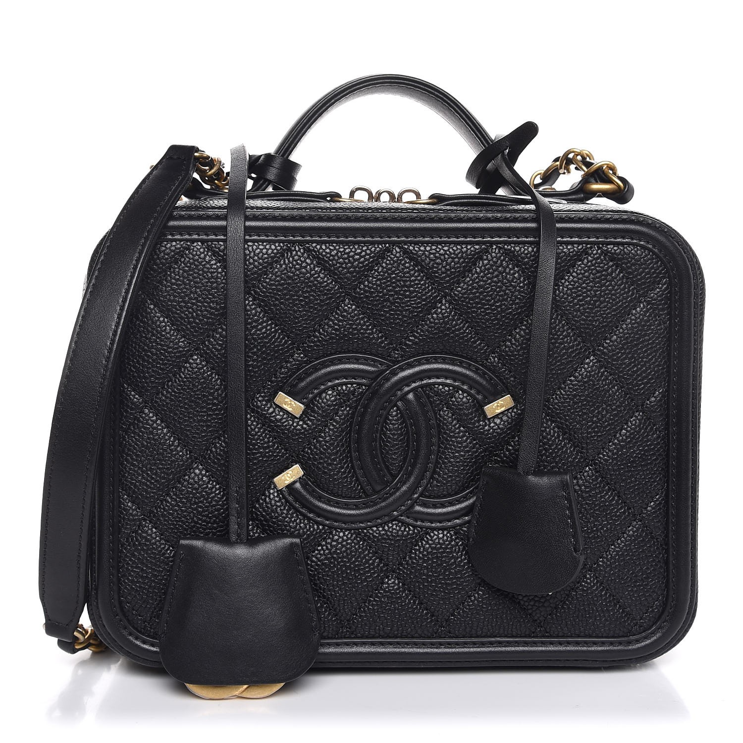 chanel filigree vanity case medium