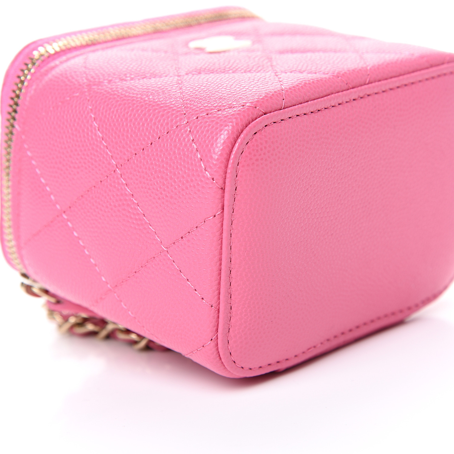 chanel vanity case bag pink