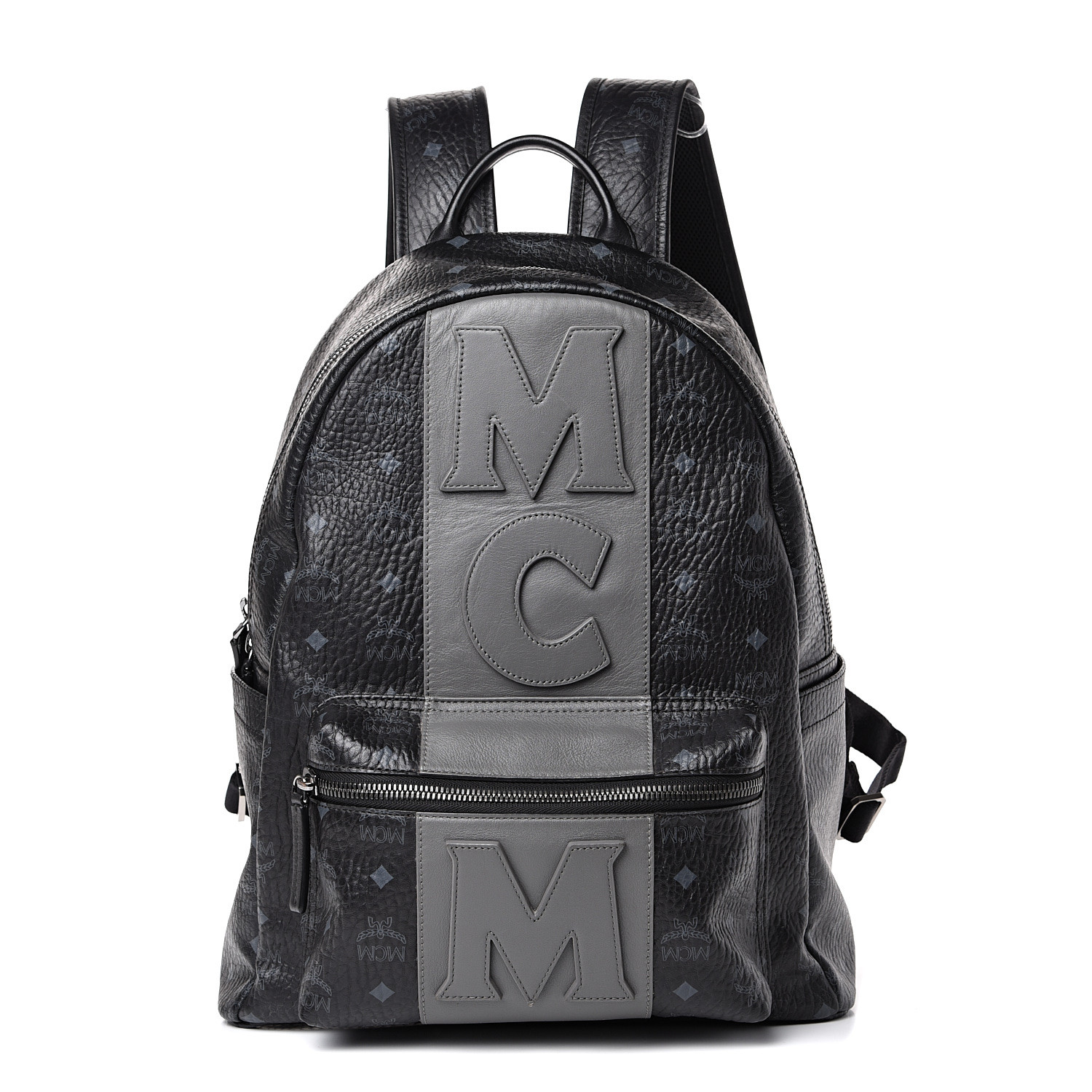 stark logo stripe backpack in visetos