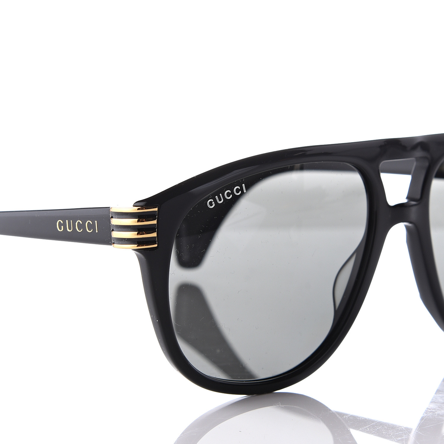 Gucci Acetate Aviator Sunglasses Gg0525s Black 546113 