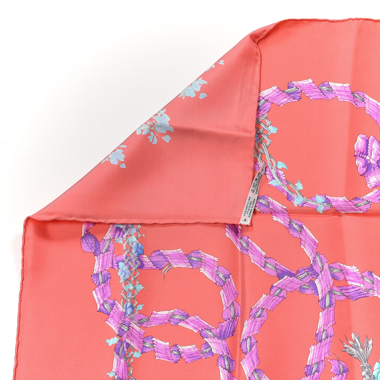 HERMES Silk SLe Sacre Du Printemps Scarf 90 545037