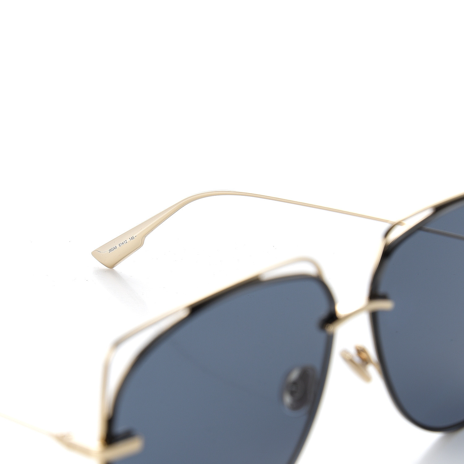 Christian Dior Metal Stellaire 6 Sunglasses Gold Blue 540481 Fashionphile 9184