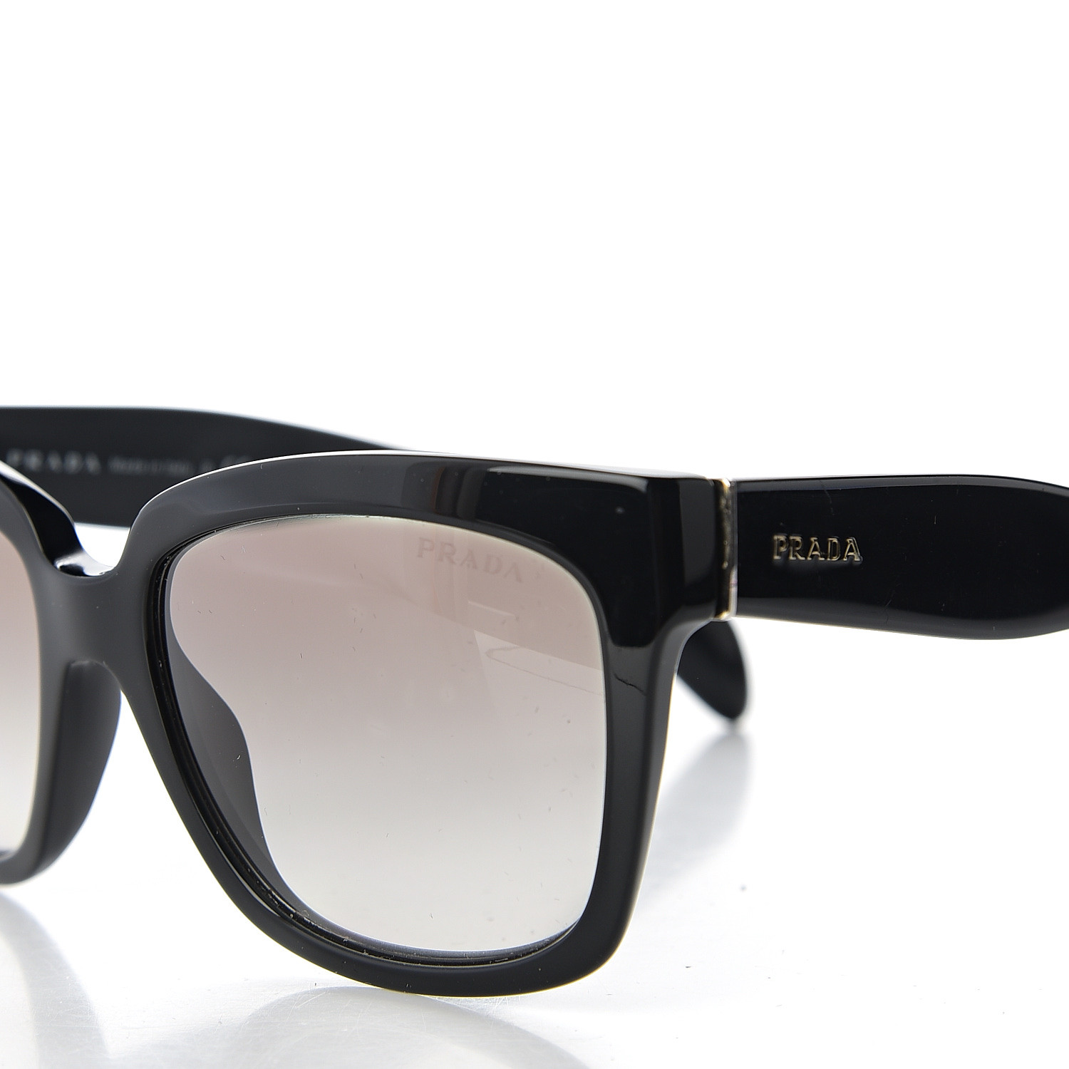 Prada Square Sunglasses Spr 07p Black 538705