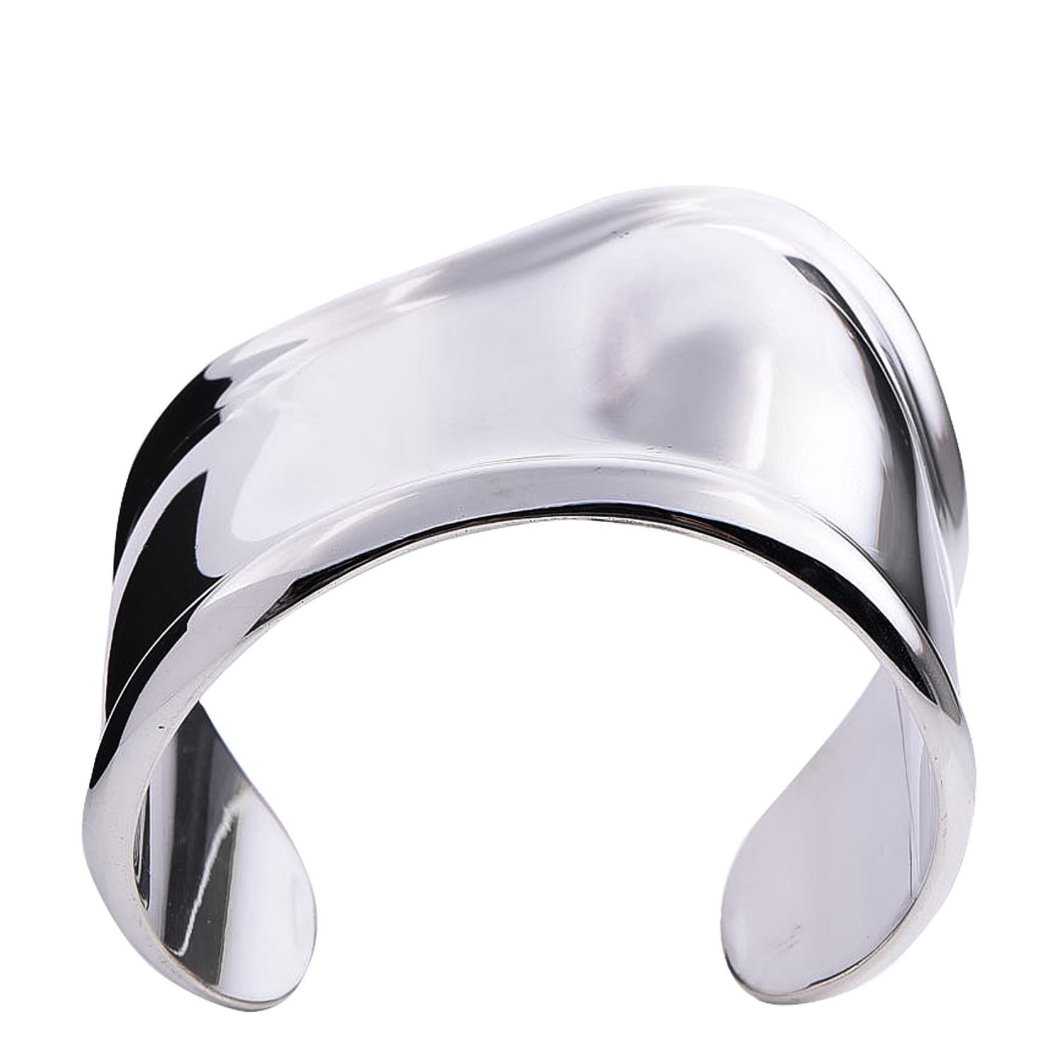 TIFFANY Sterling Silver Elsa Peretti Medium Right Wrist Bone Cuff ...