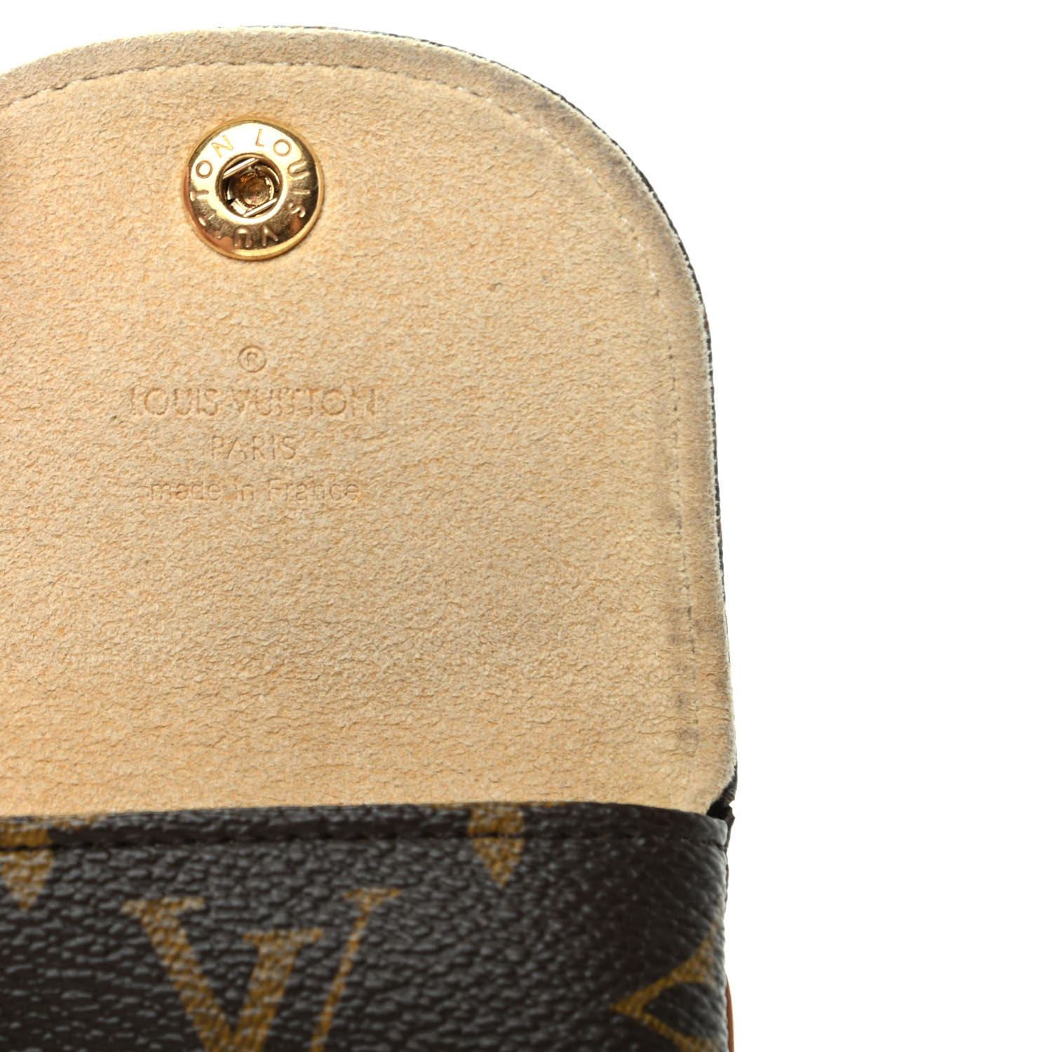 LOUIS VUITTON Monogram Cell Phone Case w/ Chain 773819 | FASHIONPHILE