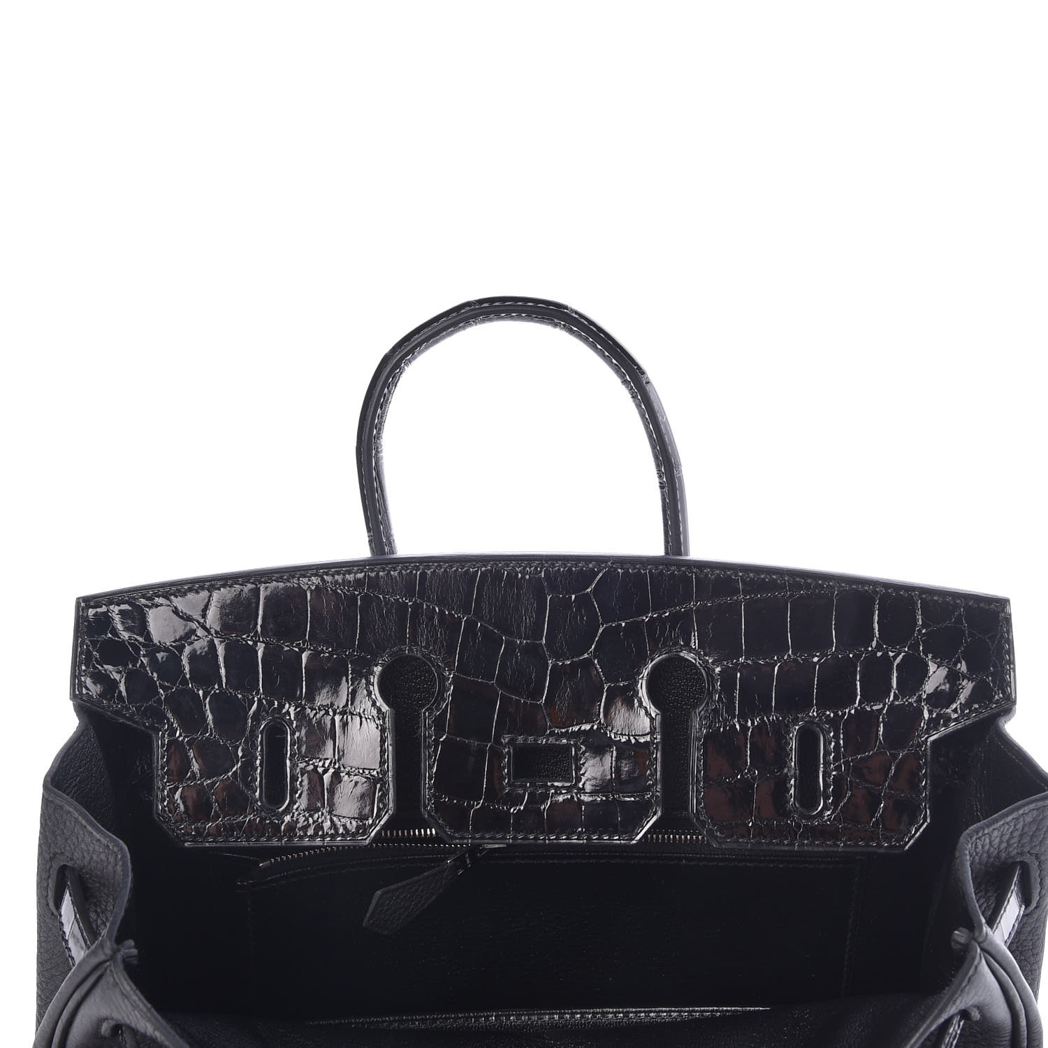 hermes black crocodile birkin bag