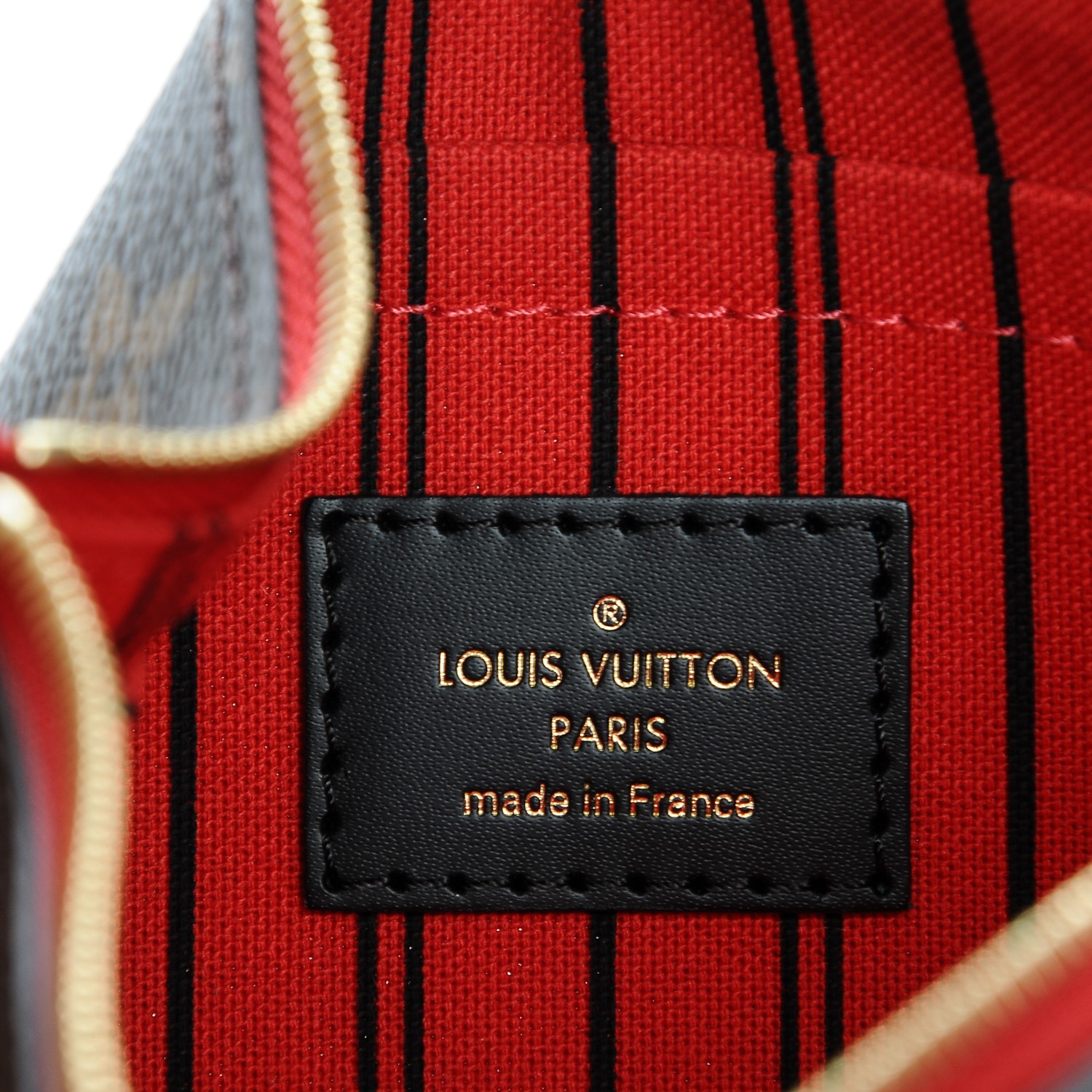 Louis Vuitton Pochette Monogram MM/GM Cerise Lining