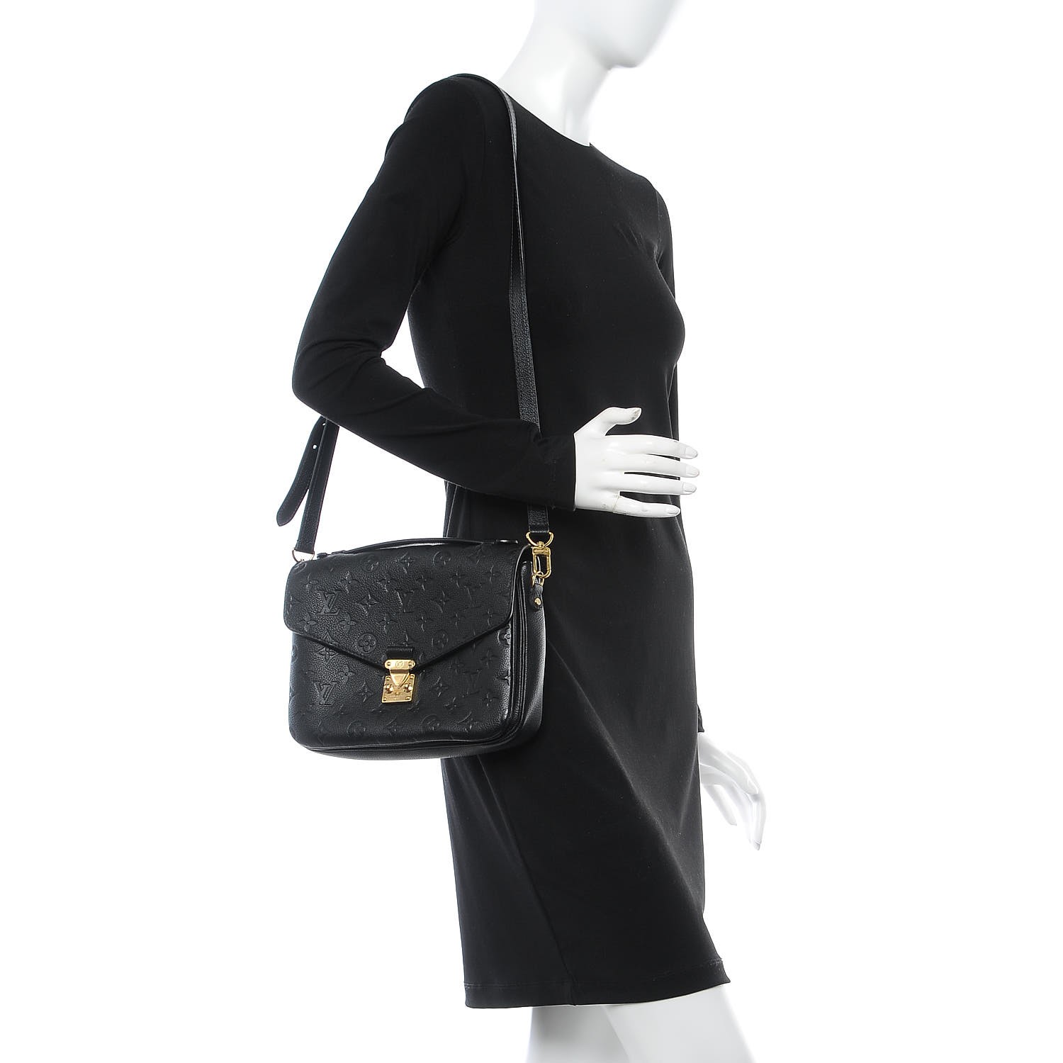 Louis Vuitton Empreinte Pochette Metis Black 222375
