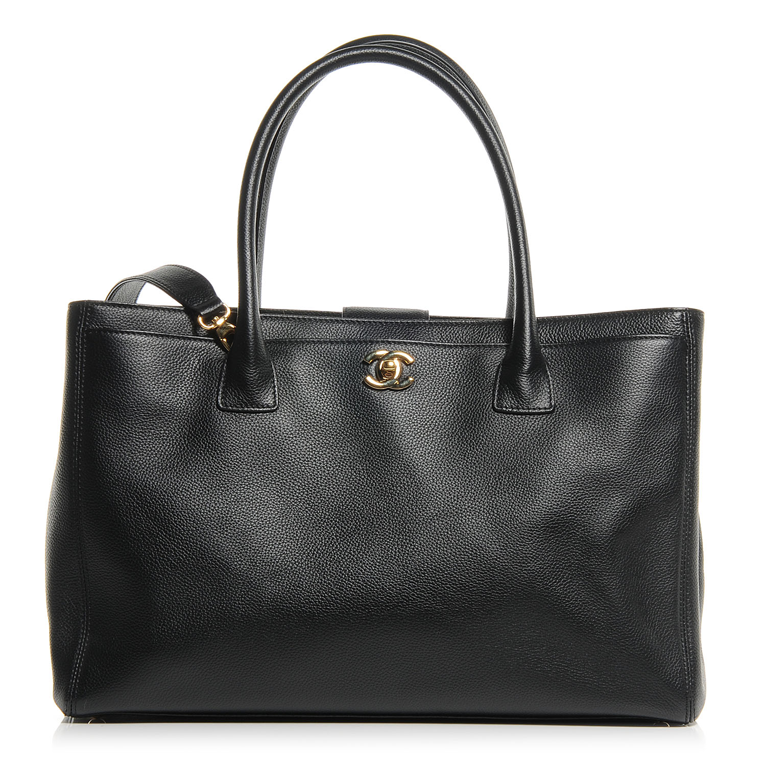 CHANEL Cerf Executive Shopper Tote Black 54961