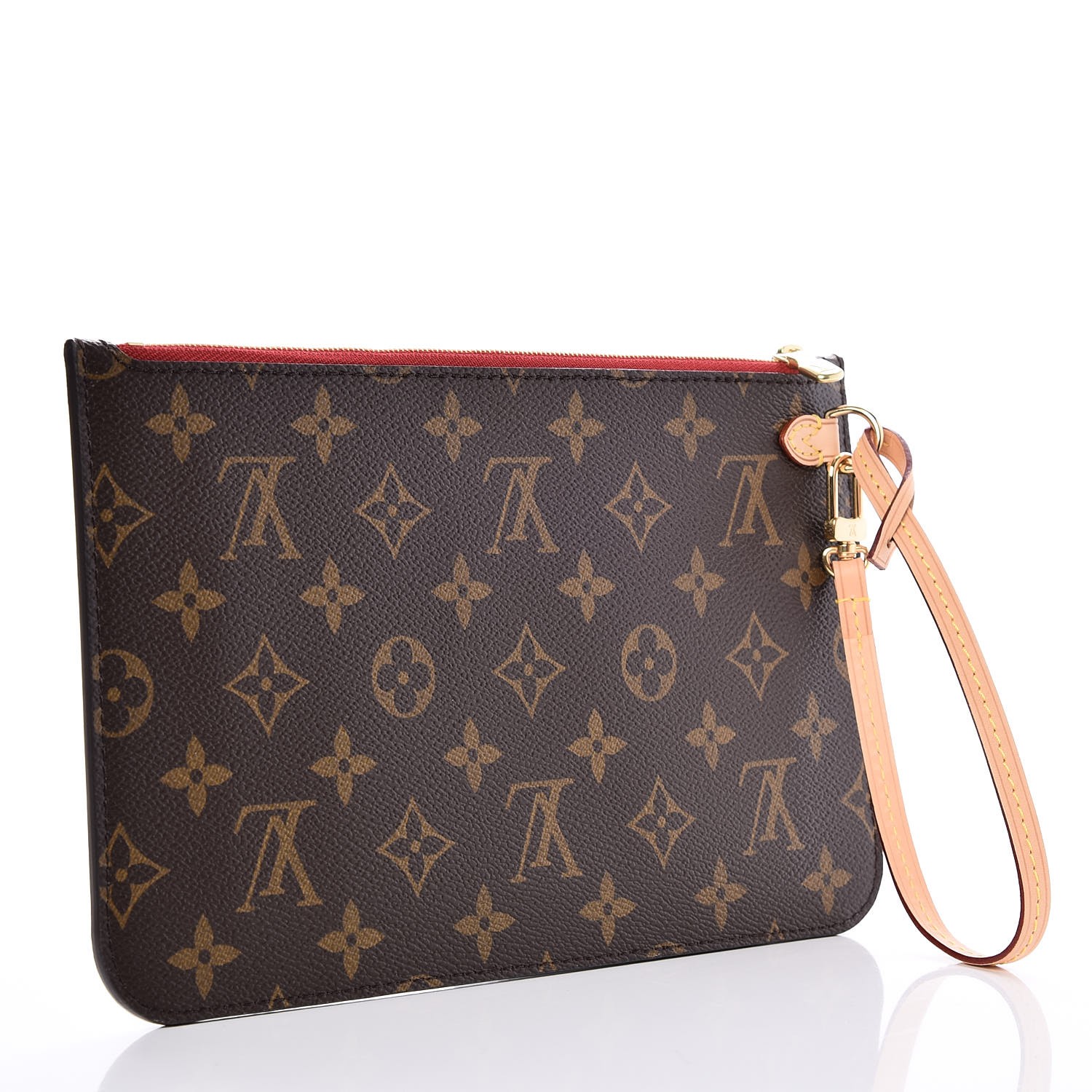 Louis Vuitton Monogram Denim Pochette Round M40706 Women's Shoulder Bag