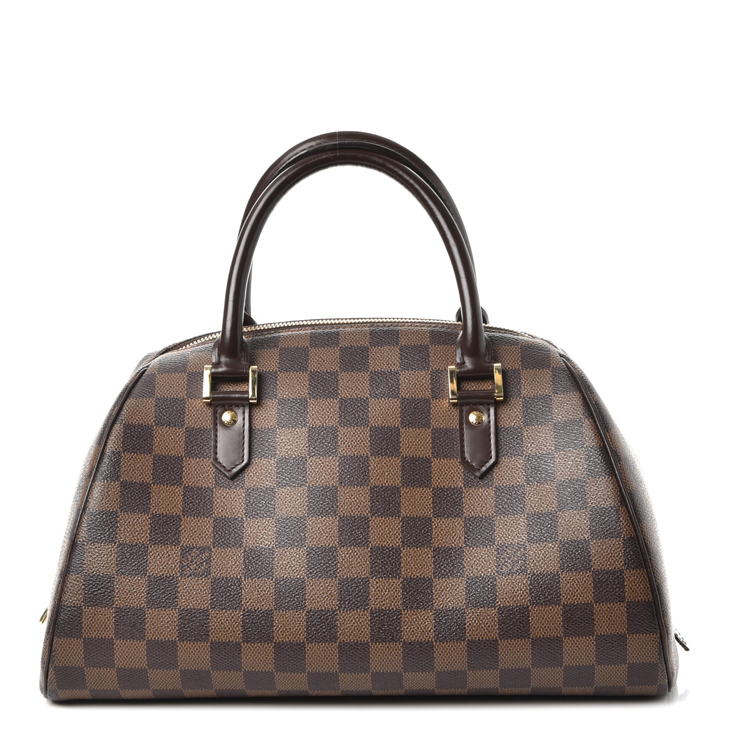 LOUIS VUITTON Ribera MM Damier Ebene Brown Satchel Bag