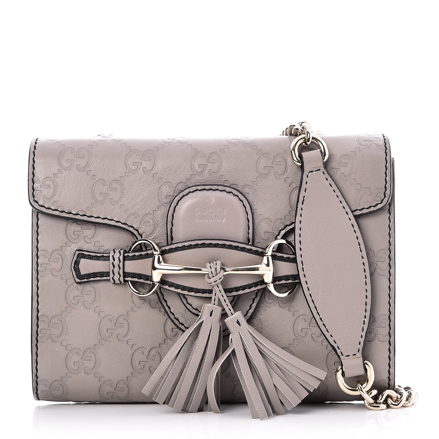 guccissima shoulder bag