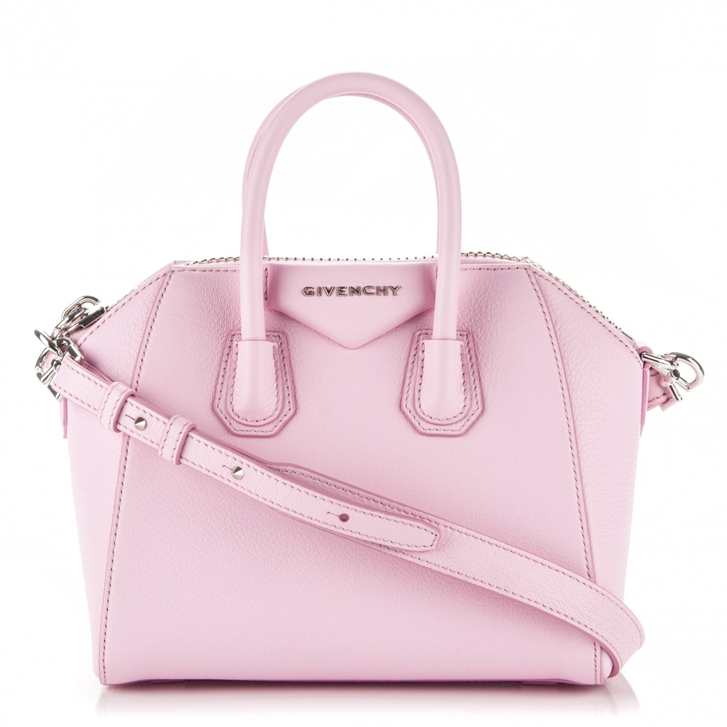 GIVENCHY Sugar Goatskin Mini Antigona Pink 180840