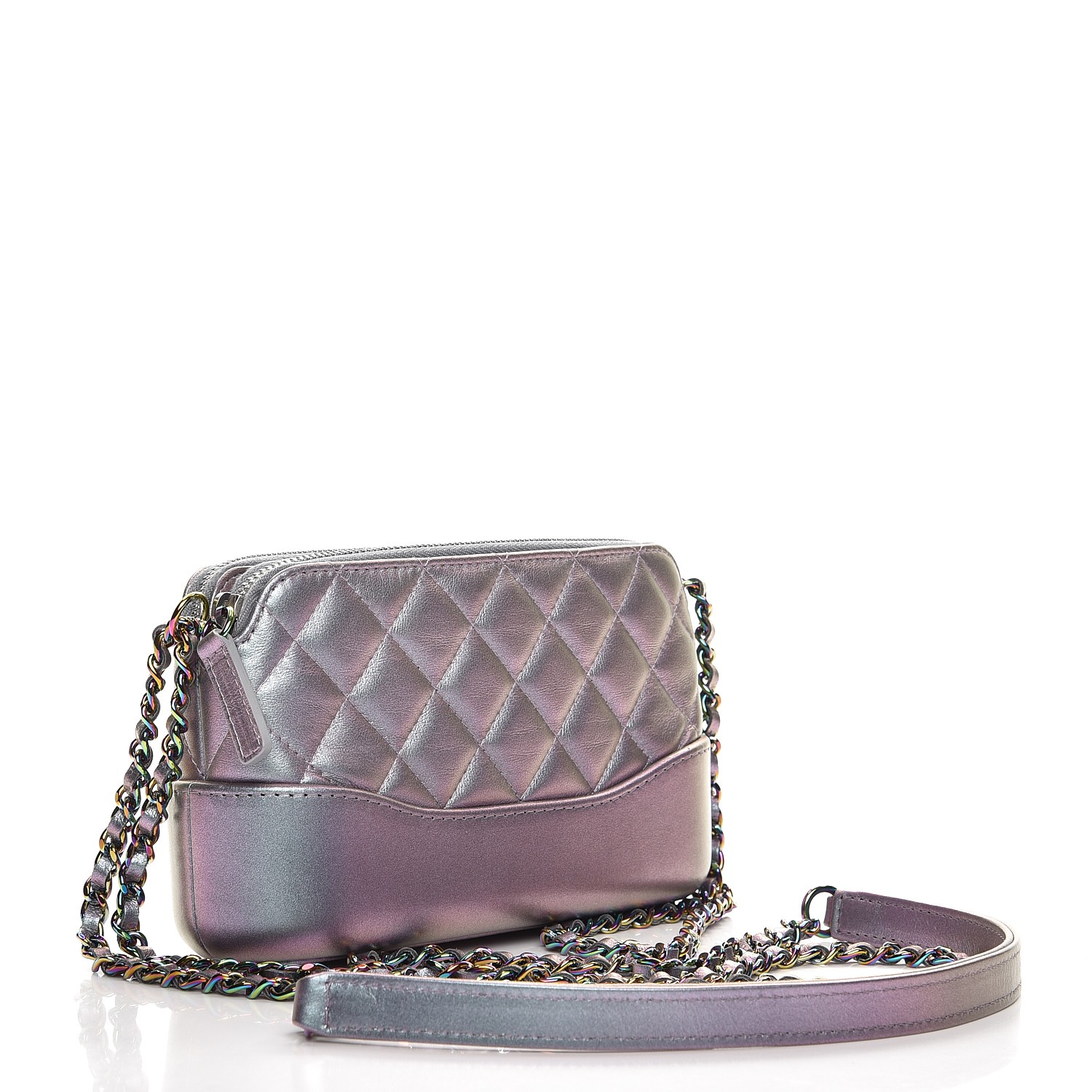 chanel iridescent lambskin quilted bag