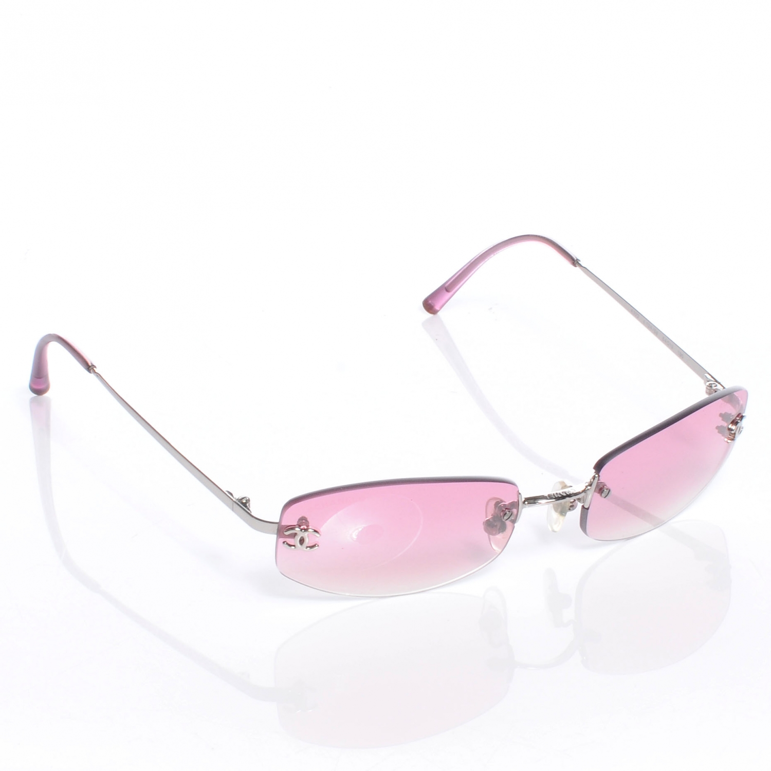CHANEL Frameless Sunglasses 4002 Pink 46129