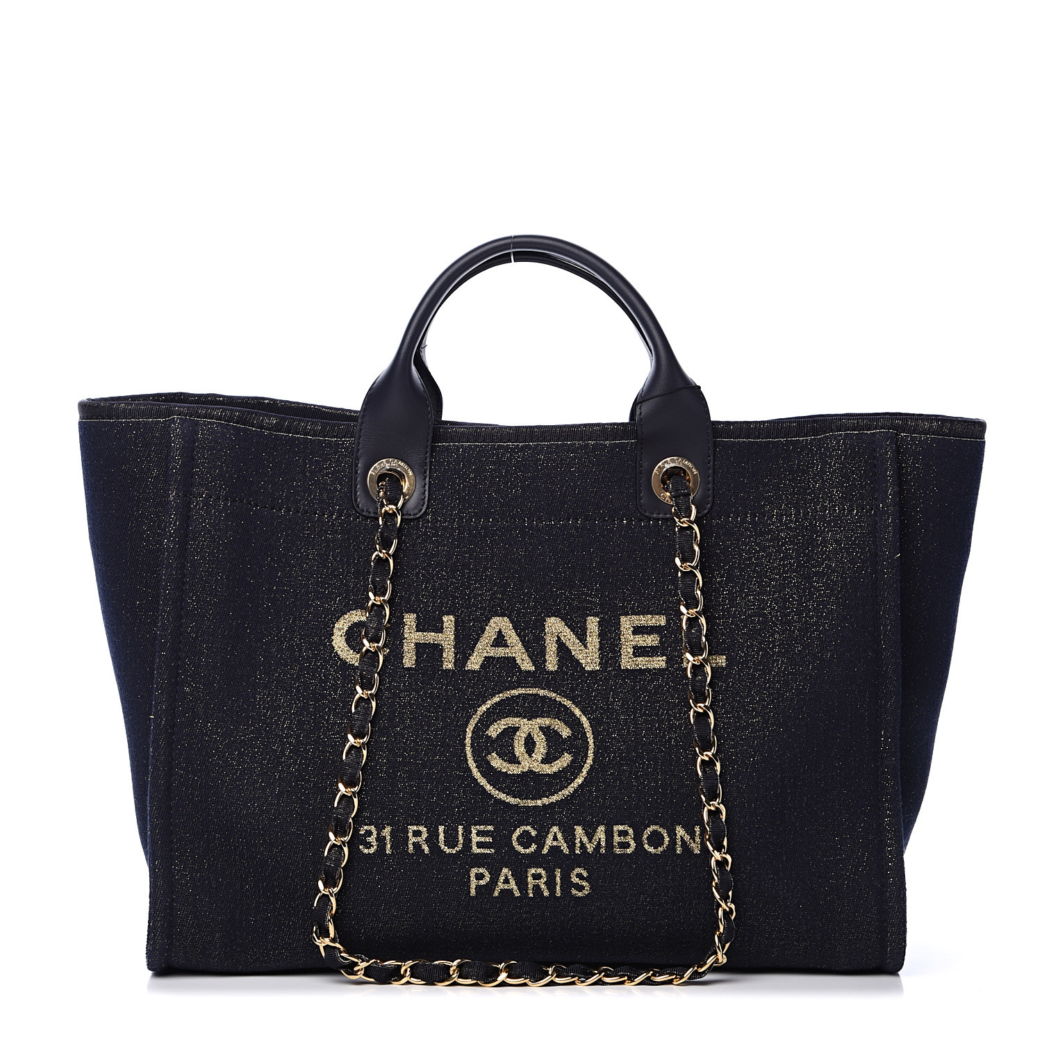 chanel plastic tote