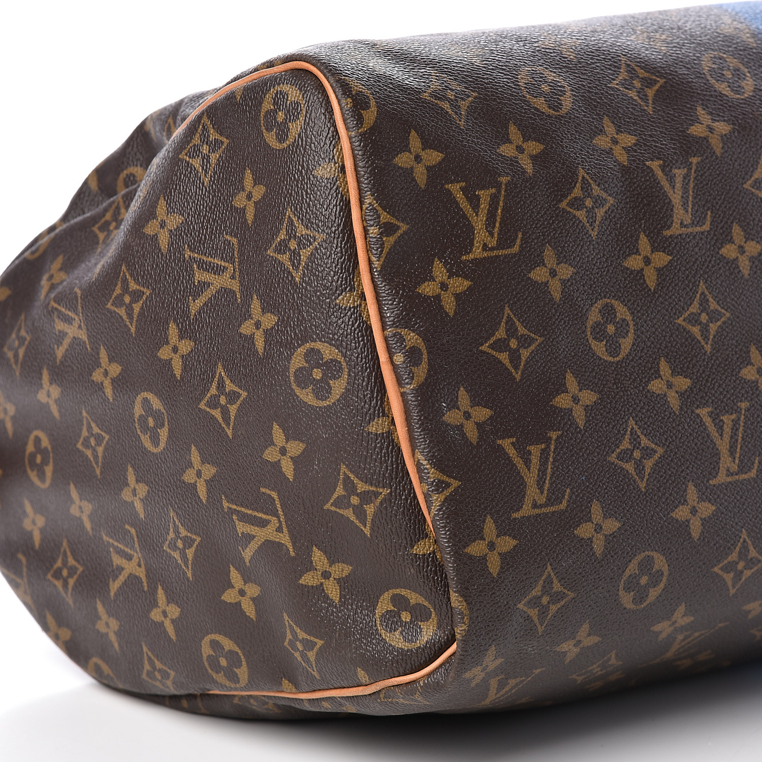 LOUIS VUITTON Monogram My LV Heritage Speedy 40 White Black 486149