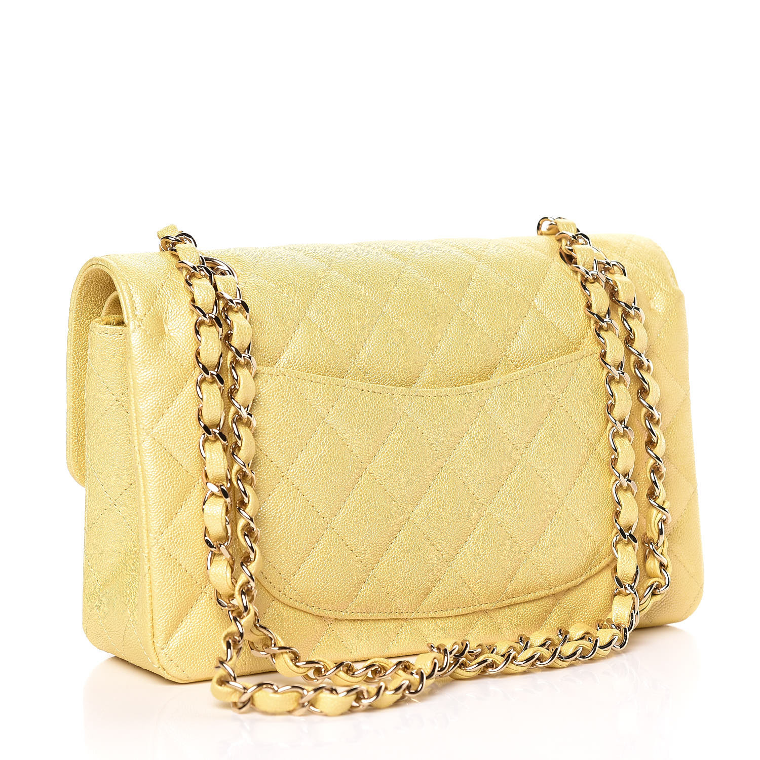 chanel mini yellow