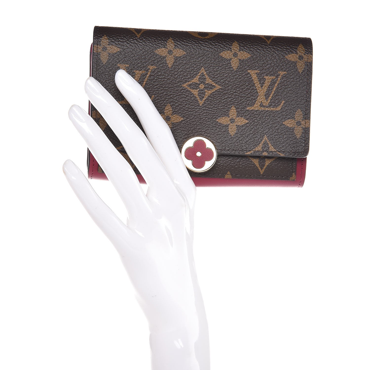 lv flore compact wallet