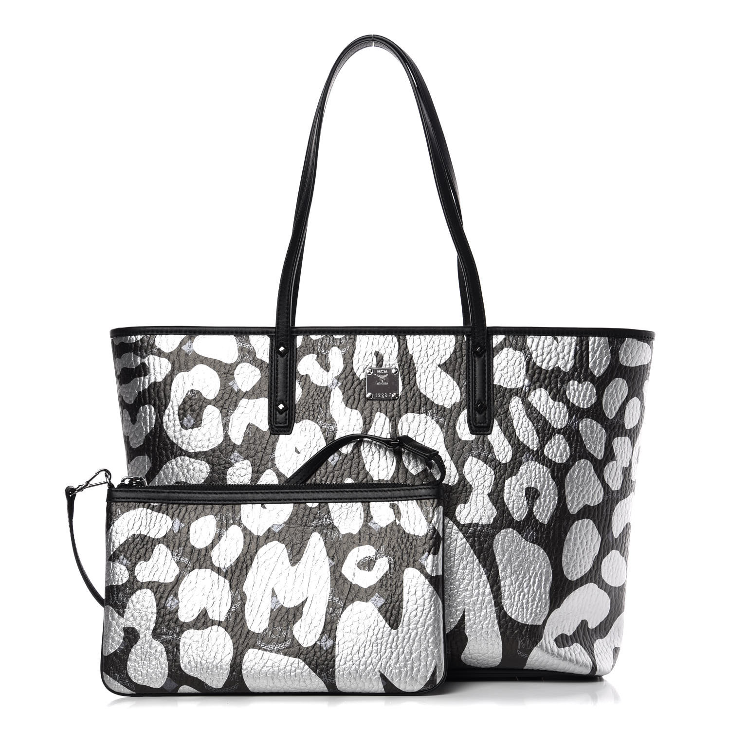 mcm leopard tote