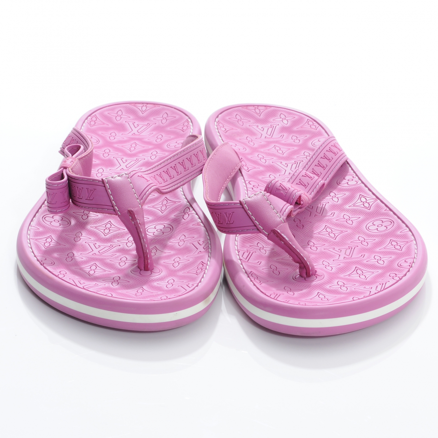 pink louis vuitton sandals