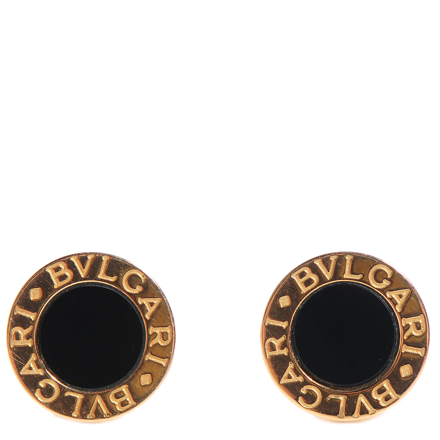bvlgari black earrings